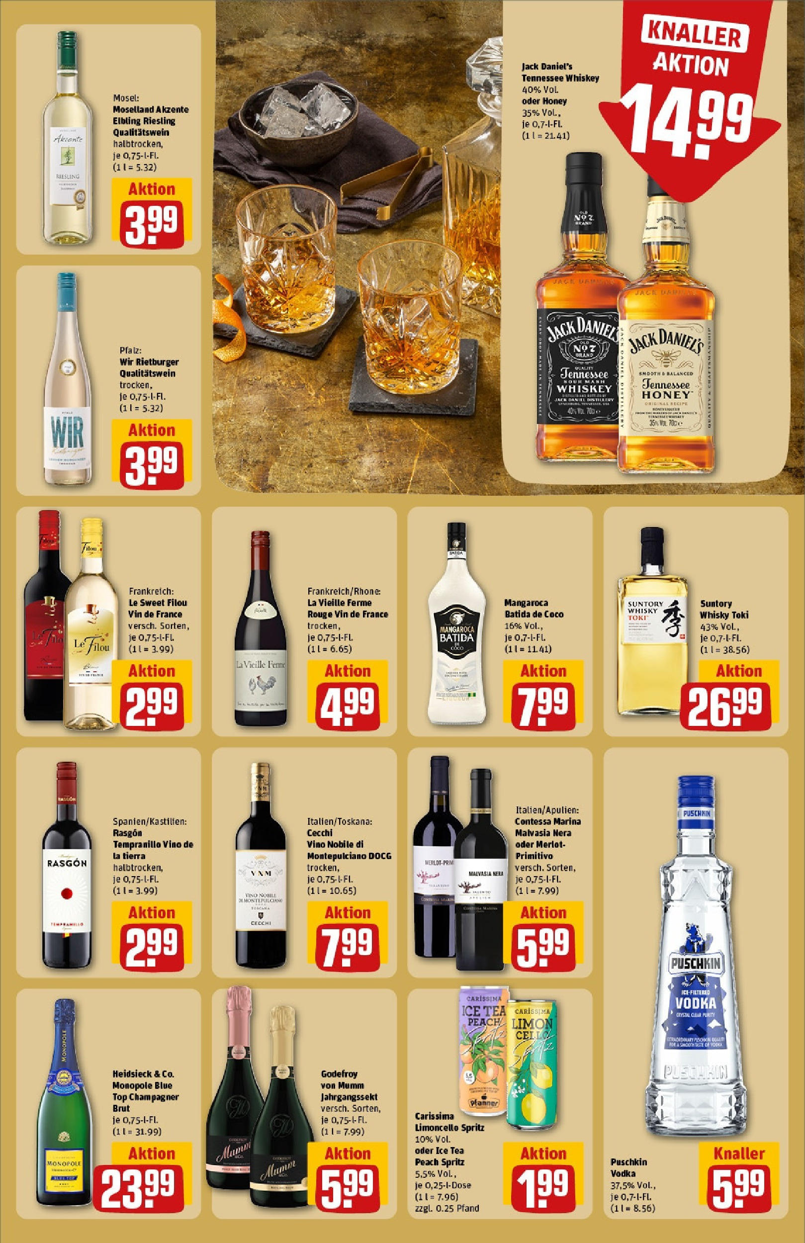 Rewe - Rewe: Wochenangebote (ab 04.05.2025) zum Blättern » Angebote | Seite: 27 | Produkte: Whisky, Sekt, Merlot, Vodka Rewe - Rewe: Wochenangebote (ab 04.05.2025) zum Blättern » Angebote | Seite: 27 | Produkte: Whisky, Sekt, Merlot, Vodka