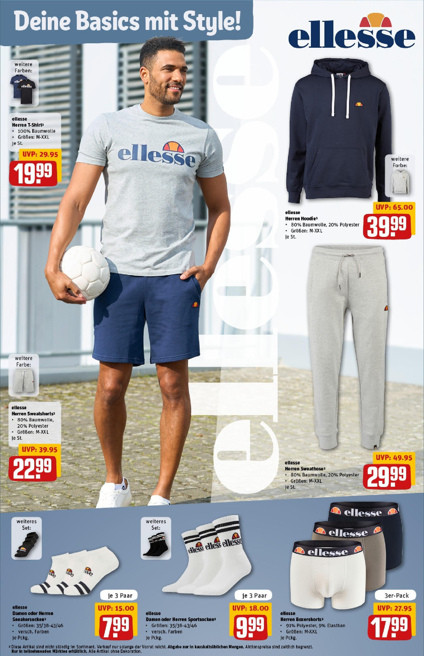Rewe - Rewe: Wochenangebote (ab 04.05.2025) zum Blättern » Angebote | Seite: 32 | Produkte: T-Shirt, Sweatshorts, Hoodie Rewe - Rewe: Wochenangebote (ab 04.05.2025) zum Blättern » Angebote | Seite: 32 | Produkte: T-Shirt, Sweatshorts, Hoodie