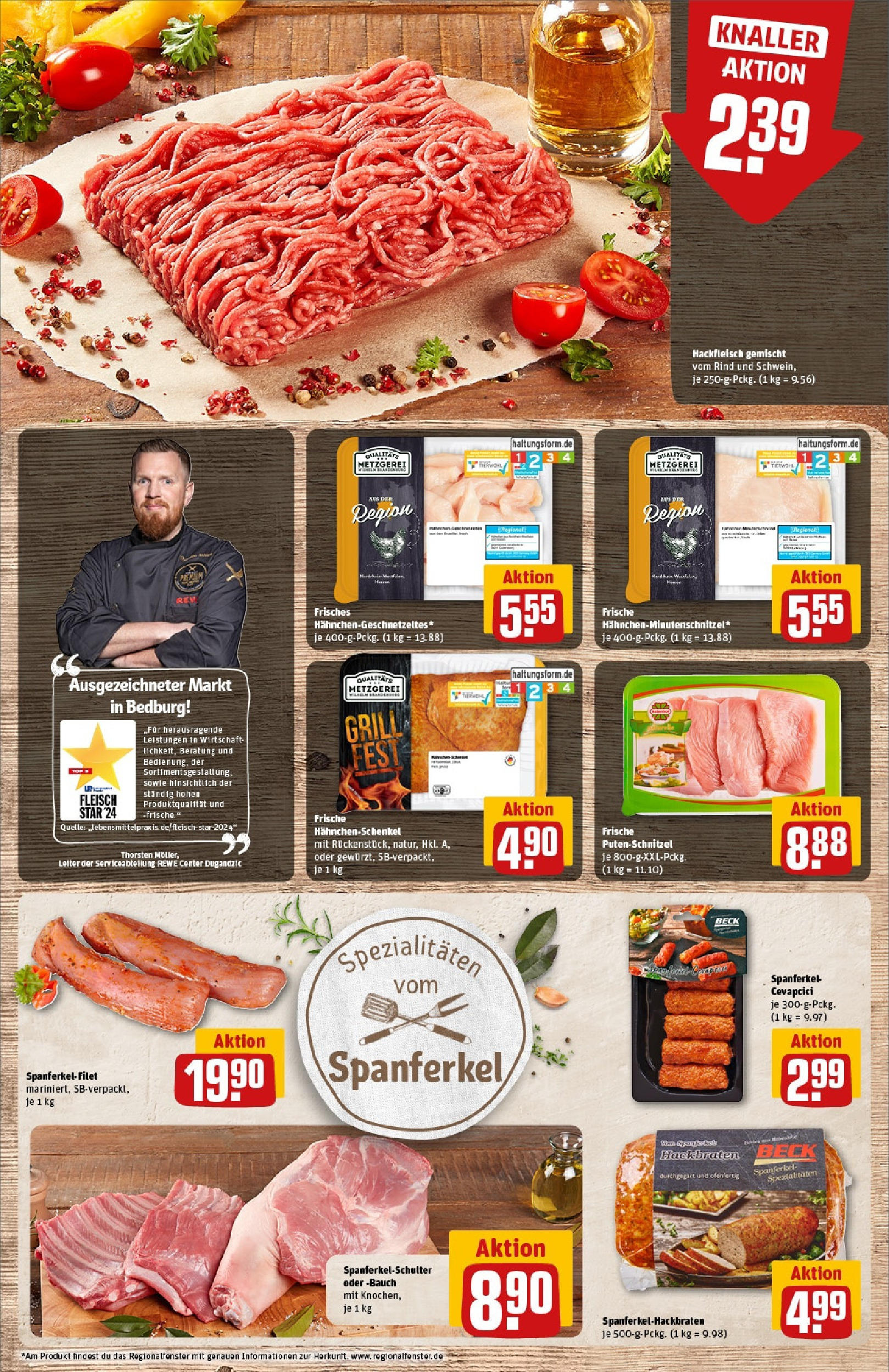 Rewe - Rewe: Wochenangebote (ab 04.05.2025) zum Blättern » Angebote | Seite: 10 | Produkte: Hahnchenschenkel, Cevapcici, Putenschnitzel, Fleisch Rewe - Rewe: Wochenangebote (ab 04.05.2025) zum Blättern » Angebote | Seite: 10 | Produkte: Hahnchenschenkel, Cevapcici, Putenschnitzel, Fleisch