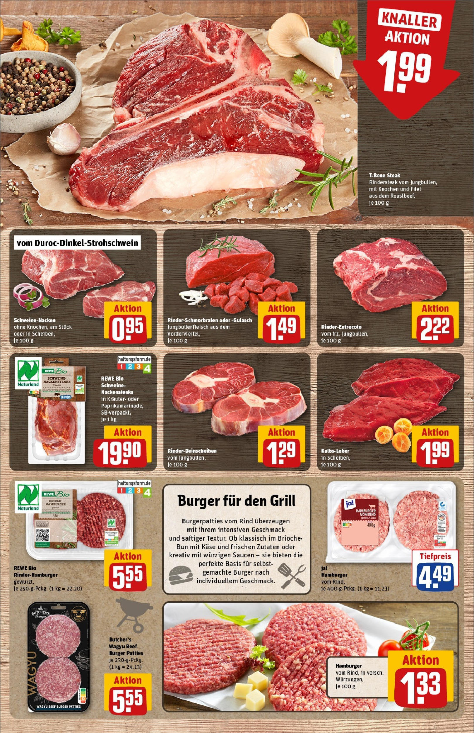 Rewe - Rewe: Wochenangebote (ab 04.05.2025) zum Blättern » Angebote | Seite: 11 | Produkte: Nackensteaks, Käse, Burger, Schweinenacken Rewe - Rewe: Wochenangebote (ab 04.05.2025) zum Blättern » Angebote | Seite: 11 | Produkte: Nackensteaks, Käse, Burger, Schweinenacken