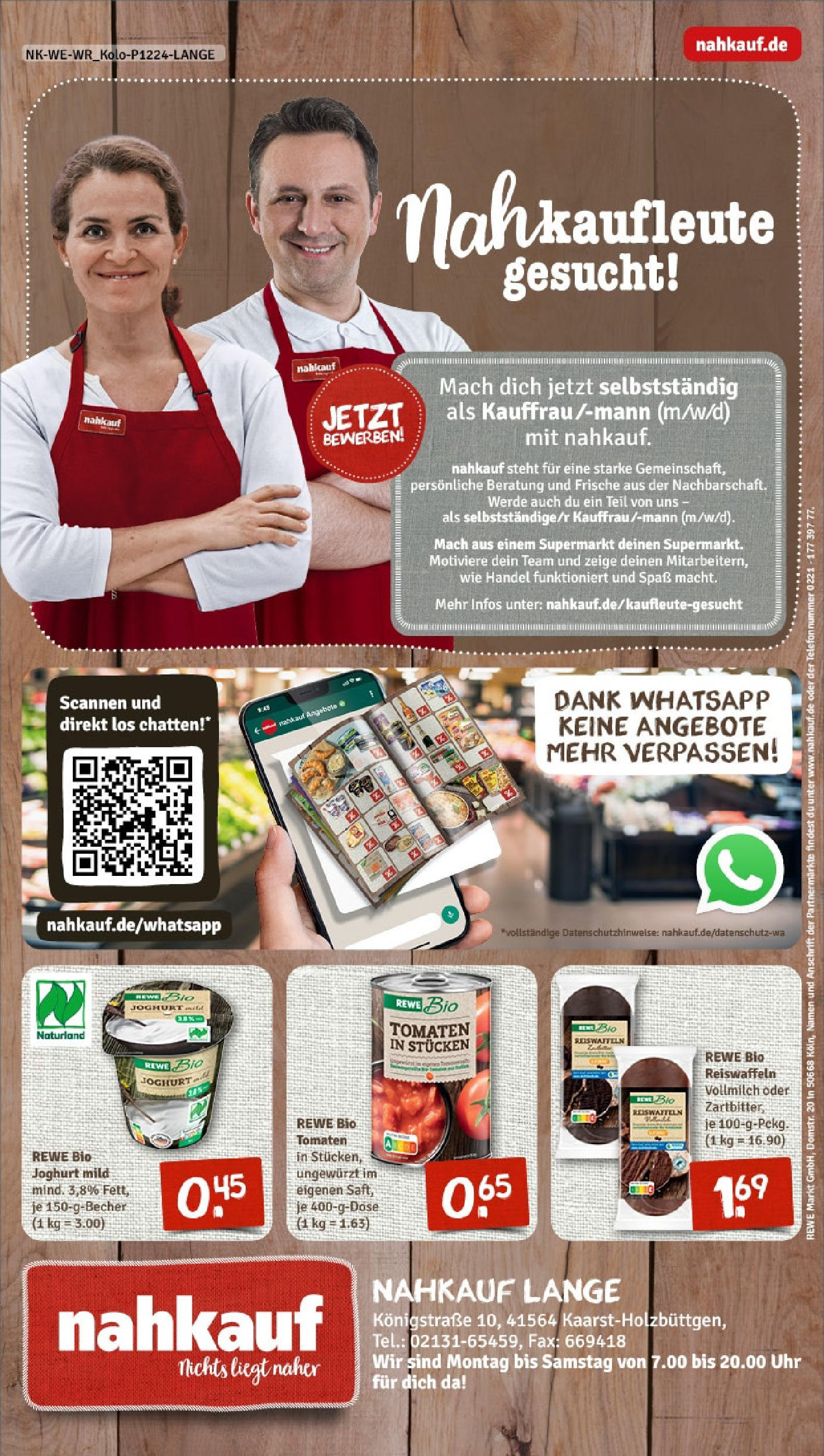 REWE Prospekt ab 15.06.2025 zum Blättern » Angebote | Seite: 8 | Produkte: Joghurt, Tomaten, Telefon, Uhr