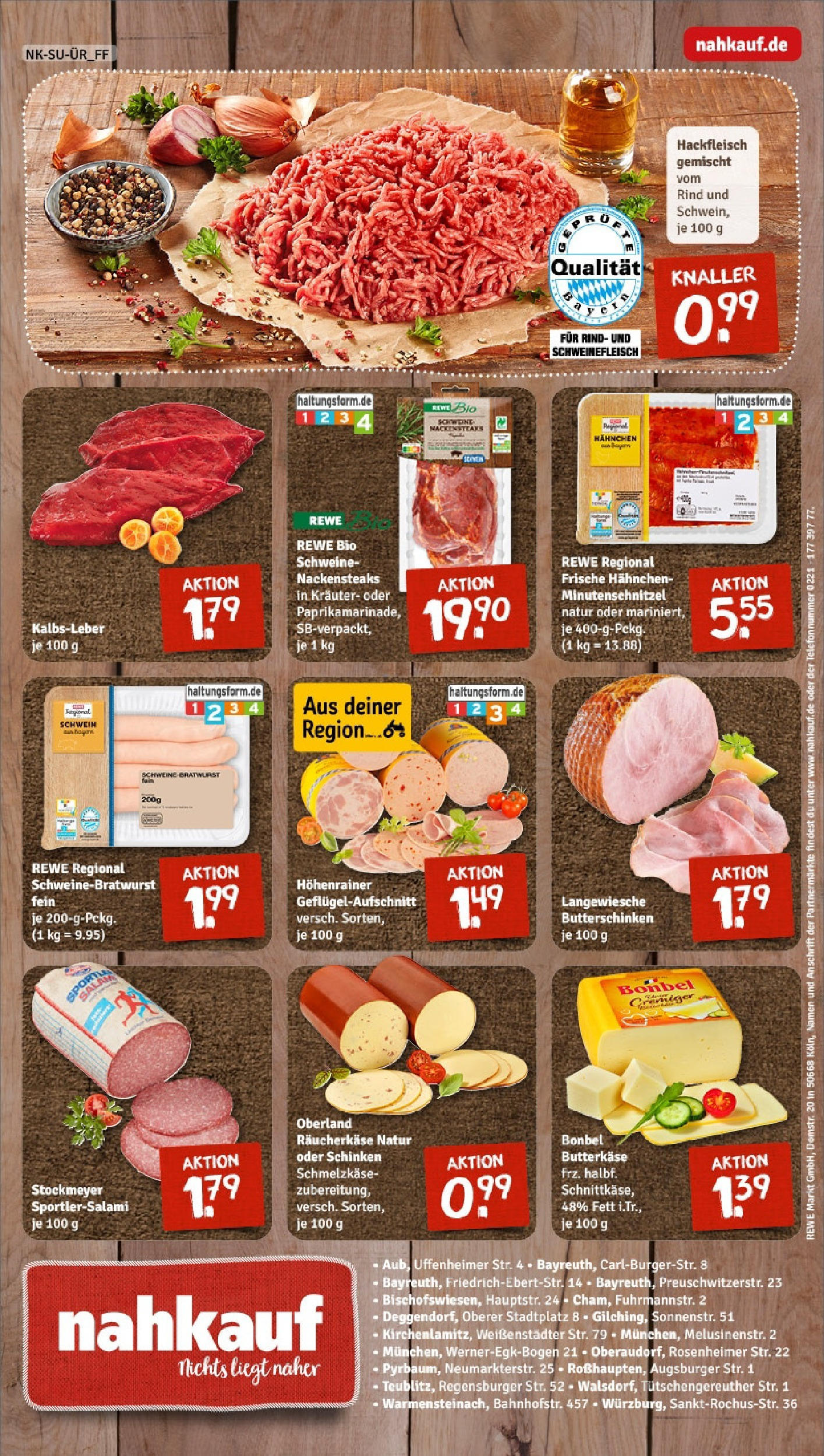 Rewe - Rewe: Wochenangebote (ab 04.05.2025) zum Blättern » Angebote | Seite: 12 | Produkte: Butter, Salami, Schweinefleisch, Telefon