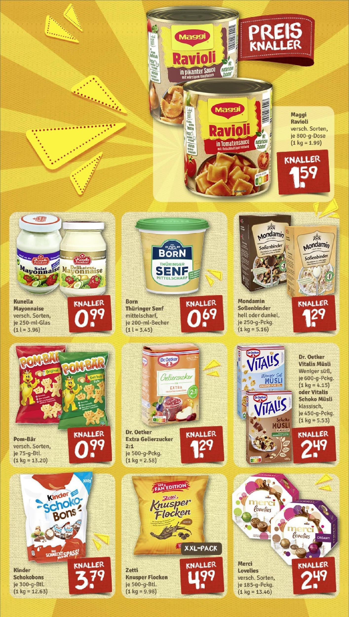 Rewe - Rewe: Wochenangebote (ab 04.05.2025) zum Blättern » Angebote | Seite: 14 | Produkte: Maggi, POM-BÄR, Mayonnaise, Ketchup