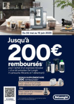 Copra DELONGHI VOUS REMBOURSE JUSQU'A 200€ - au 15.06.2025