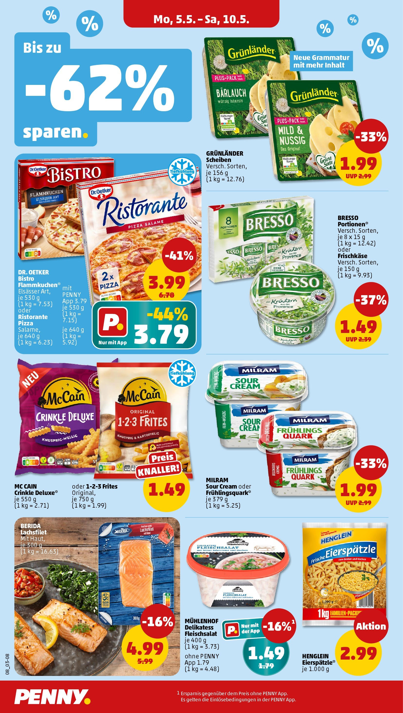 Penny - Penny: Wochenangebote (ab 04.05.2025) » Angebote Online | Seite: 8 | Produkte: Quark, McCain, Bresso, Kartoffeln Penny - Penny: Wochenangebote (ab 04.05.2025) » Angebote Online | Seite: 8 | Produkte: Quark, McCain, Bresso, Kartoffeln
