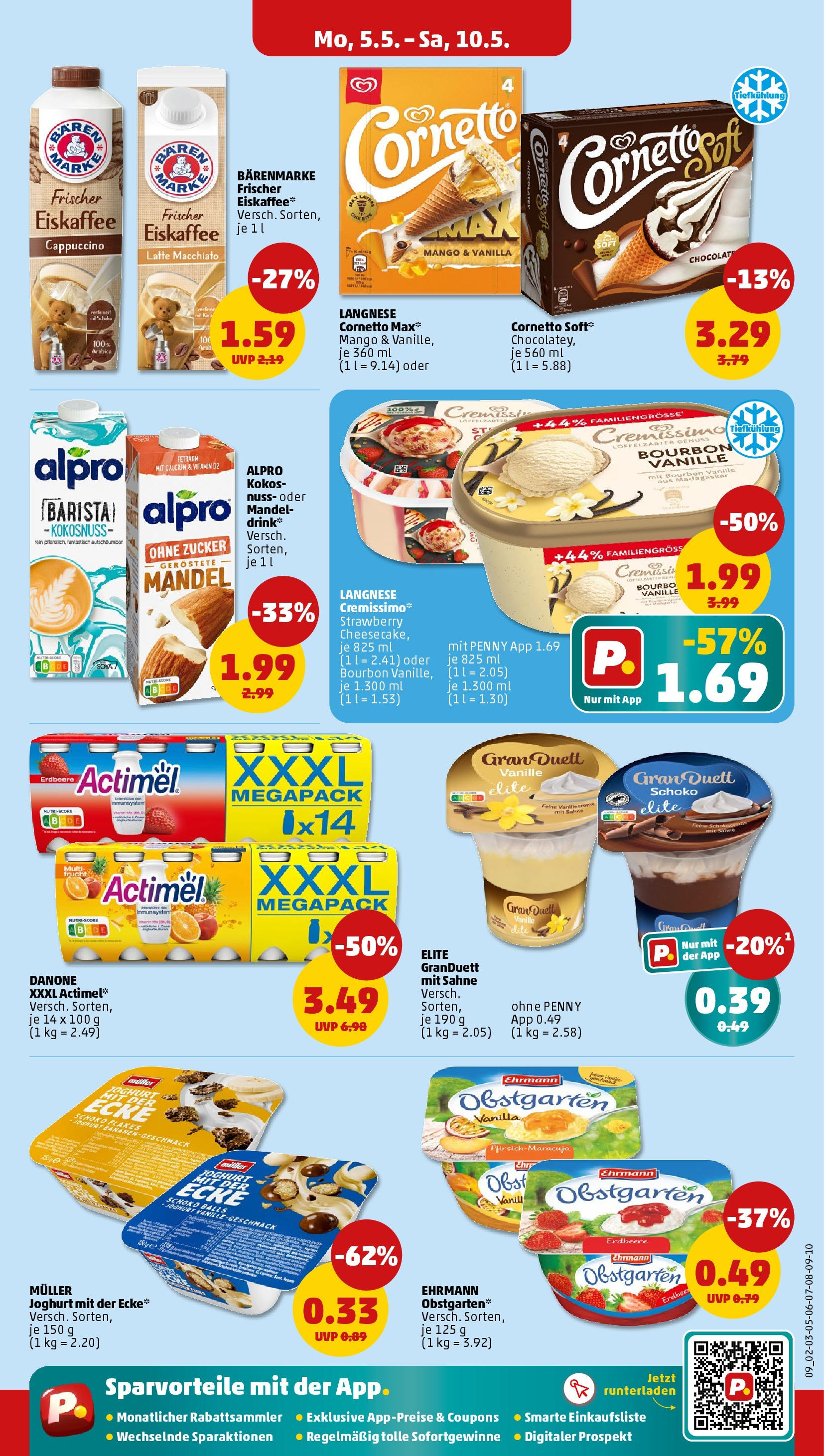 Penny - Penny: Wochenangebote (ab 04.05.2025) » Angebote Online | Seite: 9 | Produkte: Cremissimo, Pudding, Bourbon, Sahne Penny - Penny: Wochenangebote (ab 04.05.2025) » Angebote Online | Seite: 9 | Produkte: Cremissimo, Pudding, Bourbon, Sahne