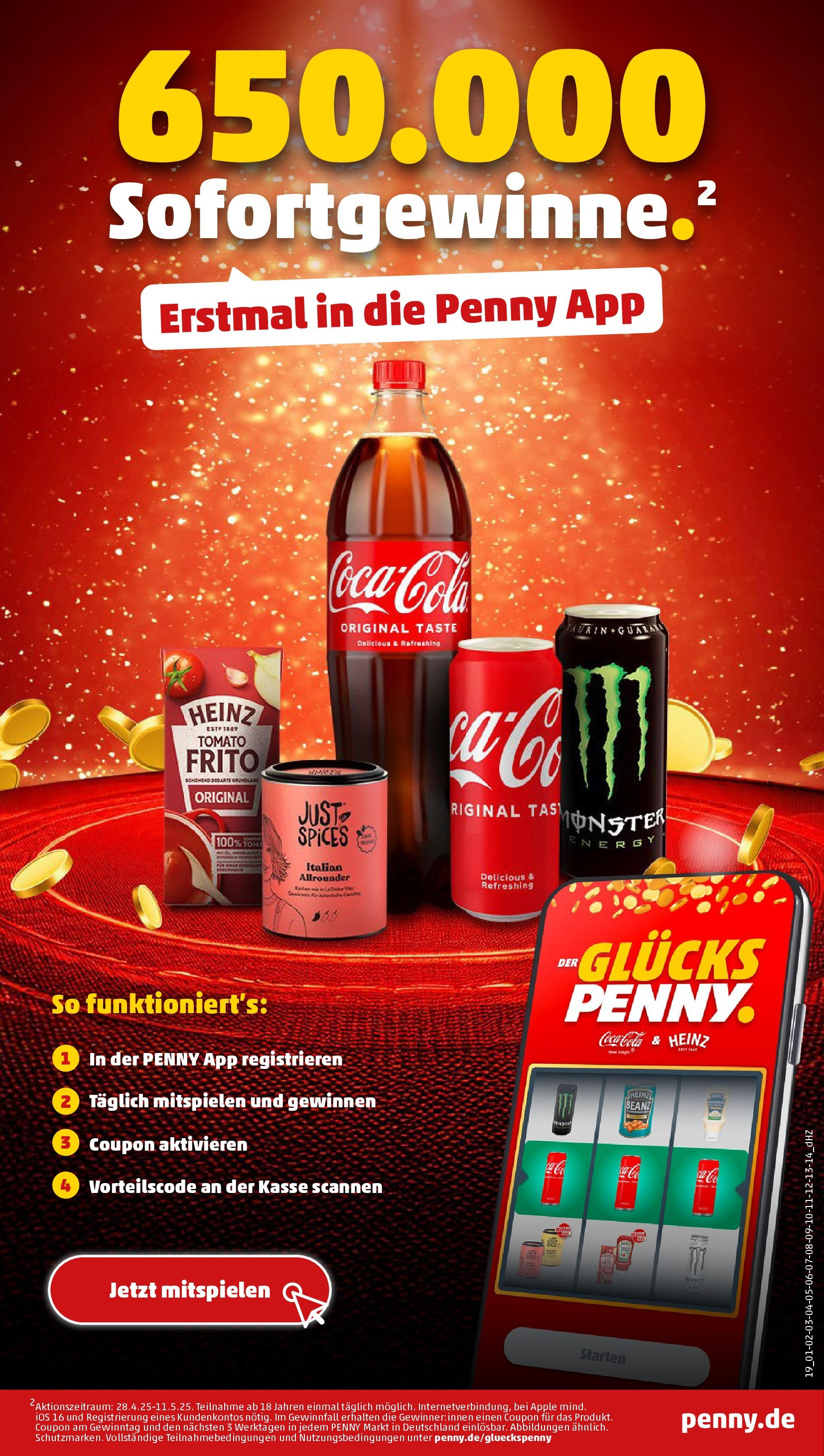Penny - Penny: Wochenangebote (ab 04.05.2025) » Angebote Online | Seite: 19 | Produkte: Cola, Energy, Apple, Monster Penny - Penny: Wochenangebote (ab 04.05.2025) » Angebote Online | Seite: 19 | Produkte: Cola, Energy, Apple, Monster