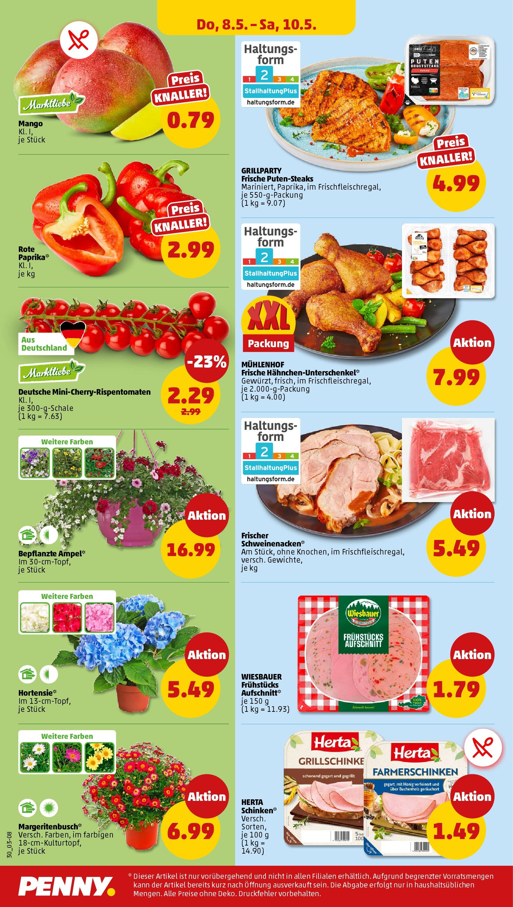 Penny - Penny: Wochenangebote (ab 04.05.2025) » Angebote Online | Seite: 30 | Produkte: Schweinenacken, Paprika, Mango, Schinken Penny - Penny: Wochenangebote (ab 04.05.2025) » Angebote Online | Seite: 30 | Produkte: Schweinenacken, Paprika, Mango, Schinken