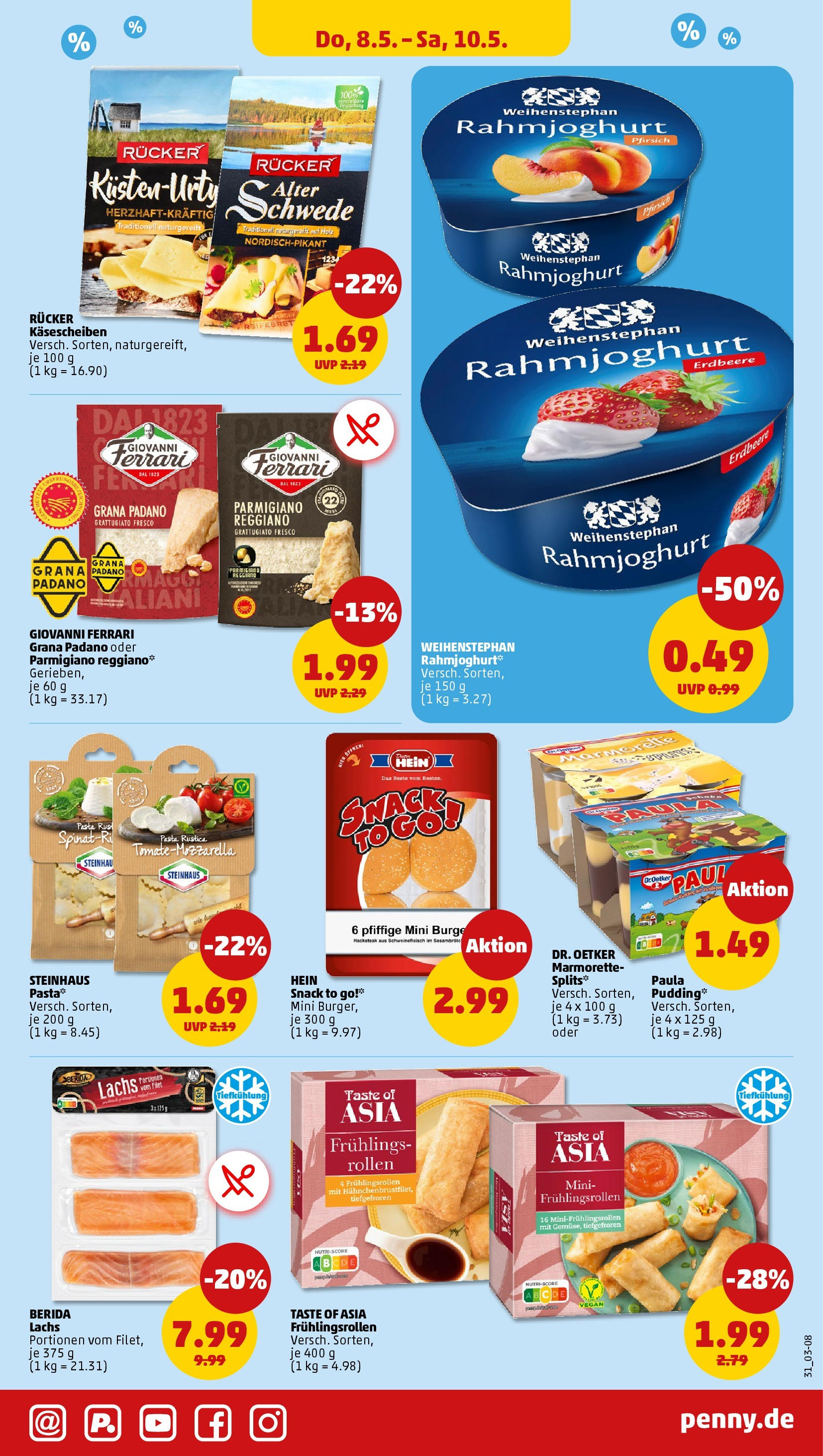 Penny - Penny: Wochenangebote (ab 04.05.2025) » Angebote Online | Seite: 31 | Produkte: Burger, Pudding, Pfirsich, Schweinefleisch Penny - Penny: Wochenangebote (ab 04.05.2025) » Angebote Online | Seite: 31 | Produkte: Burger, Pudding, Pfirsich, Schweinefleisch