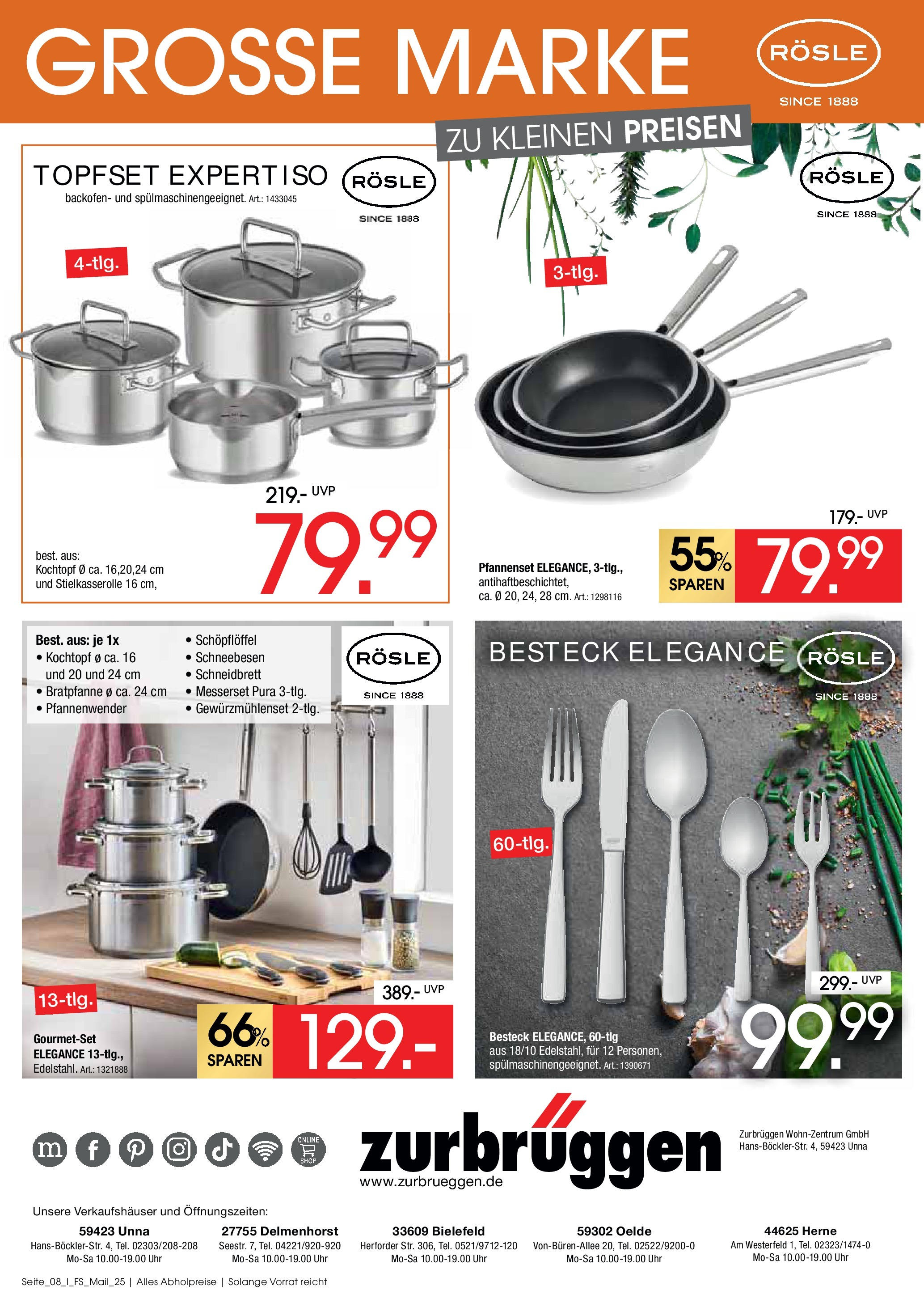 Zurbrüggen - Zurbrüggen: Marken Spezial (ab 01.05.2025) zum Blättern | Seite: 8 | Produkte: Backofen, Uhr