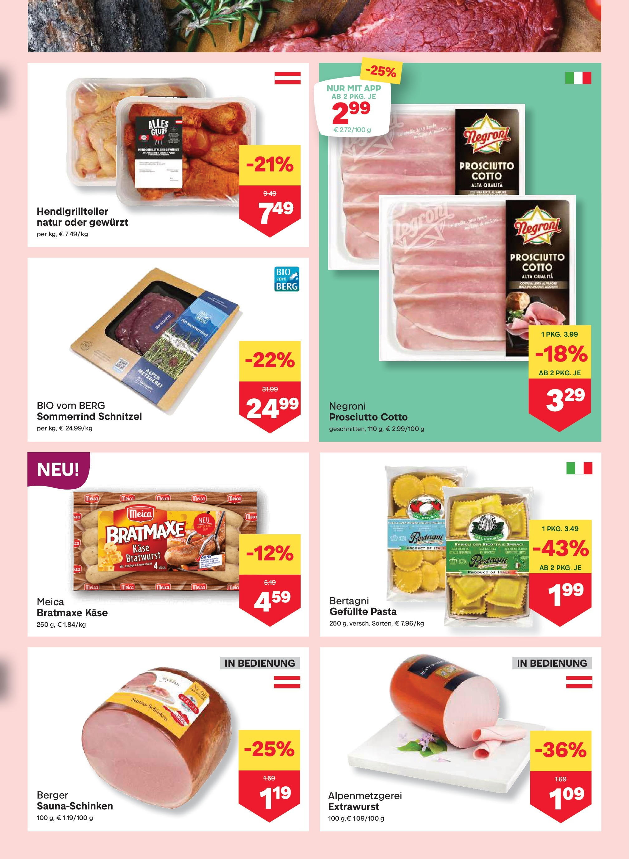 MPREIS Vorarlberg von 08.05.2025 - Aktuelle Angebote | Seite: 3 | Produkte: Pasta, Käse