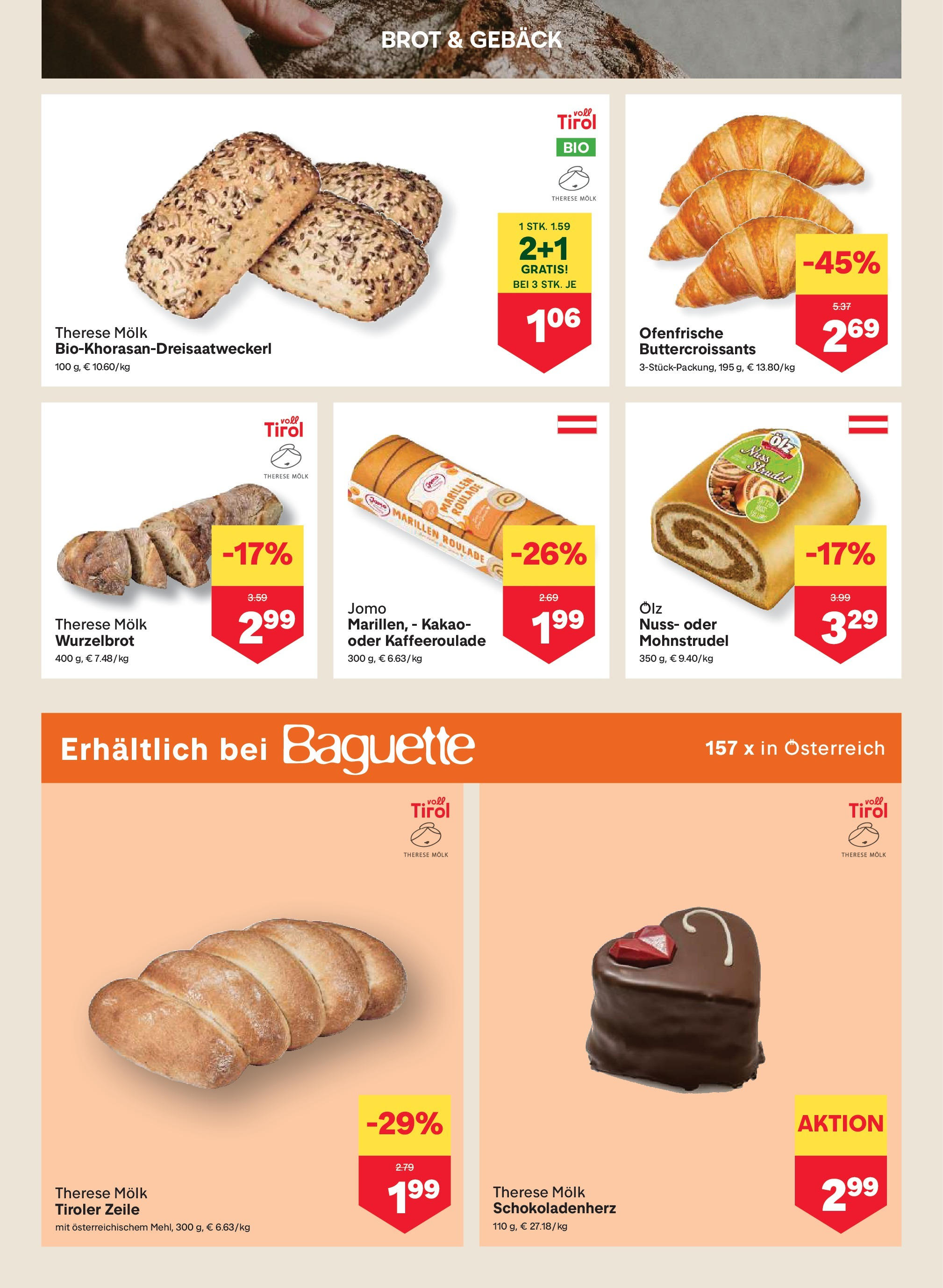 MPREIS Vorarlberg von 08.05.2025 - Aktuelle Angebote | Seite: 4 | Produkte: Jääkaappipakastin, Brot