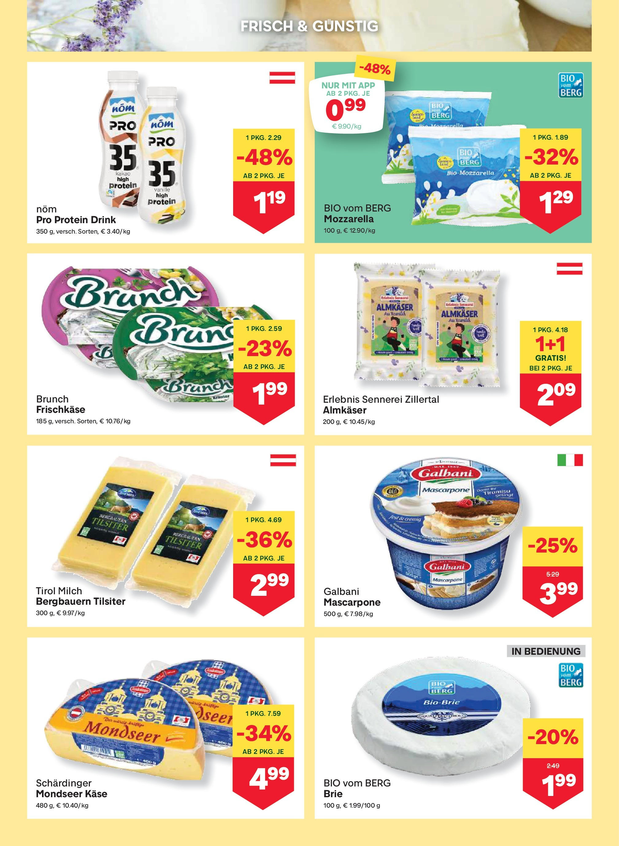 MPREIS Vorarlberg von 08.05.2025 - Aktuelle Angebote | Seite: 5 | Produkte: Milch, Käse