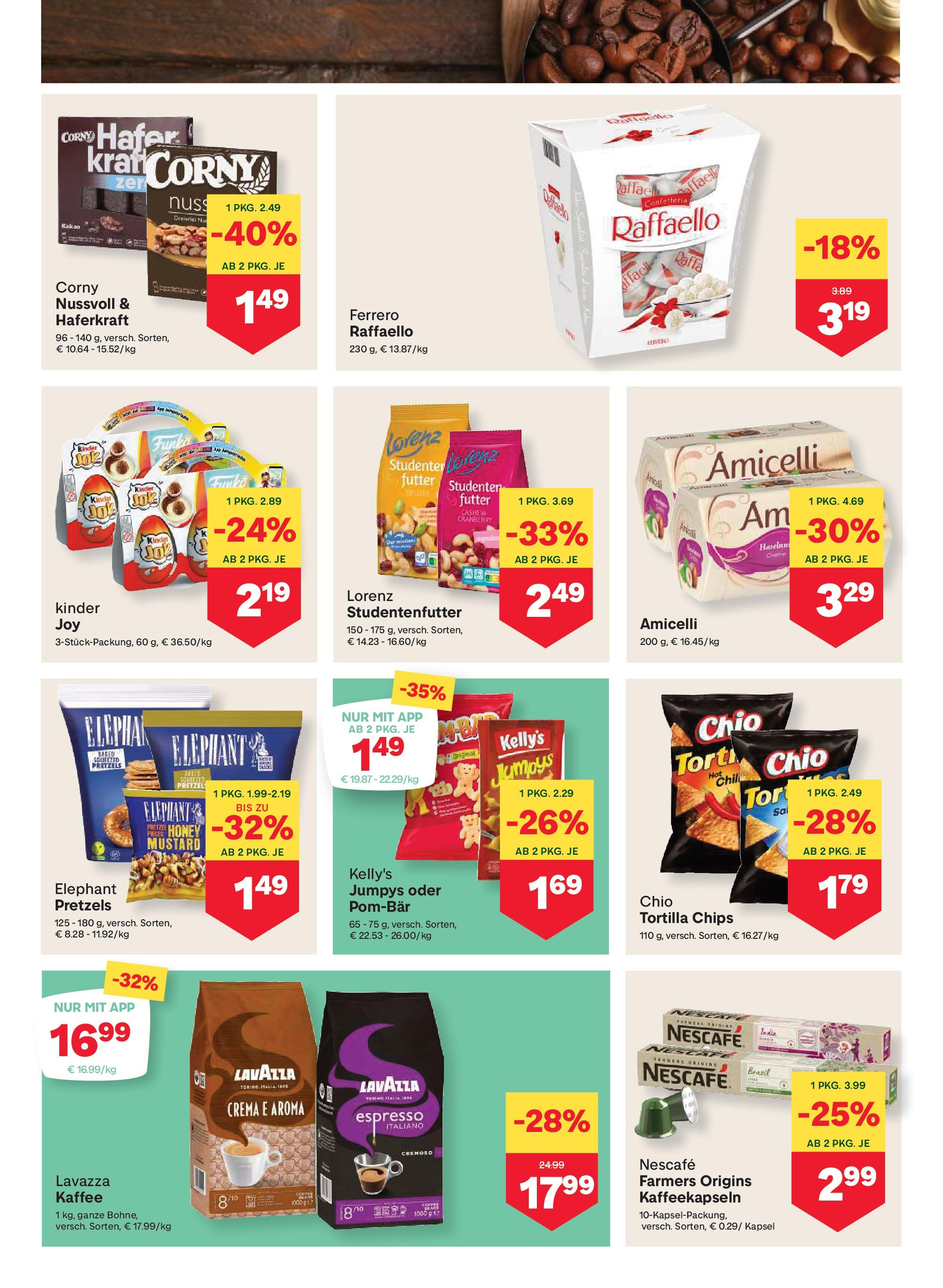 MPREIS Vorarlberg von 08.05.2025 - Aktuelle Angebote | Seite: 8 | Produkte: Chips, Kaffee