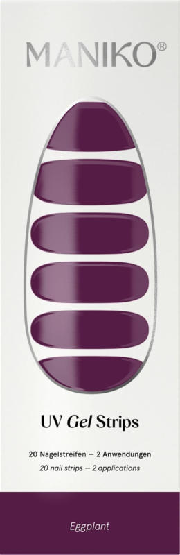 Maniko UV Gel Nagelfolien Eggplant