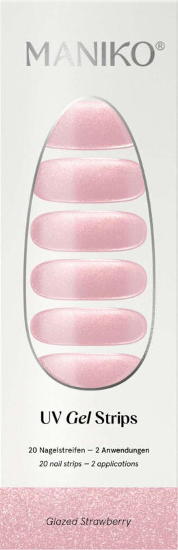Maniko UV Gel Nagelfolien Glazed Strawberry