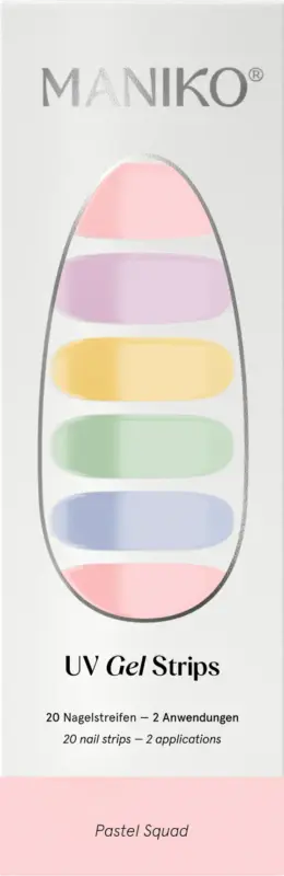 Maniko UV Gel Nagelfolien Pastel Squad