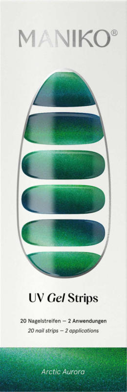 Maniko UV Gel Nagelfolien Arctic Aurora