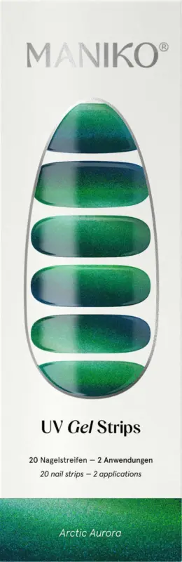 Maniko UV Gel Nagelfolien Arctic Aurora