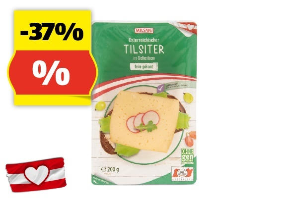 MILSANI Tilsiter Scheiben, 200 g