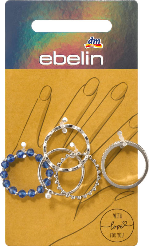 ebelin Ringe Silber-Optik