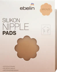ebelin Silikon Nipple Pads Sheer Elegance bronze ( 2 Paar)