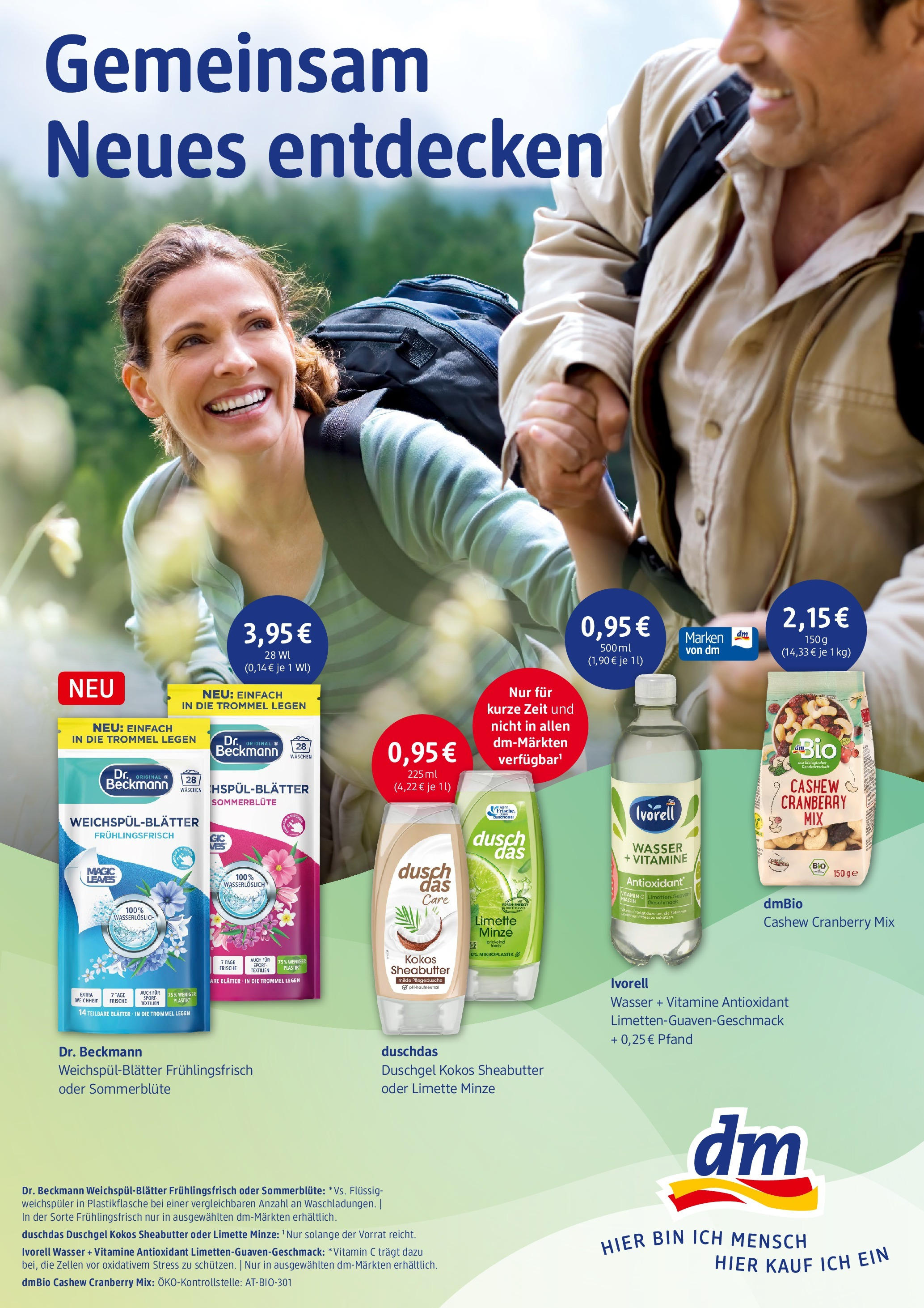 dm drogerie - dm: Gemeinsam Neues entdecken (ab 06.05.2025) zum Blättern | Seite: 1 | Produkte: Duschgel, Weichspüler, Duschdas, Limette