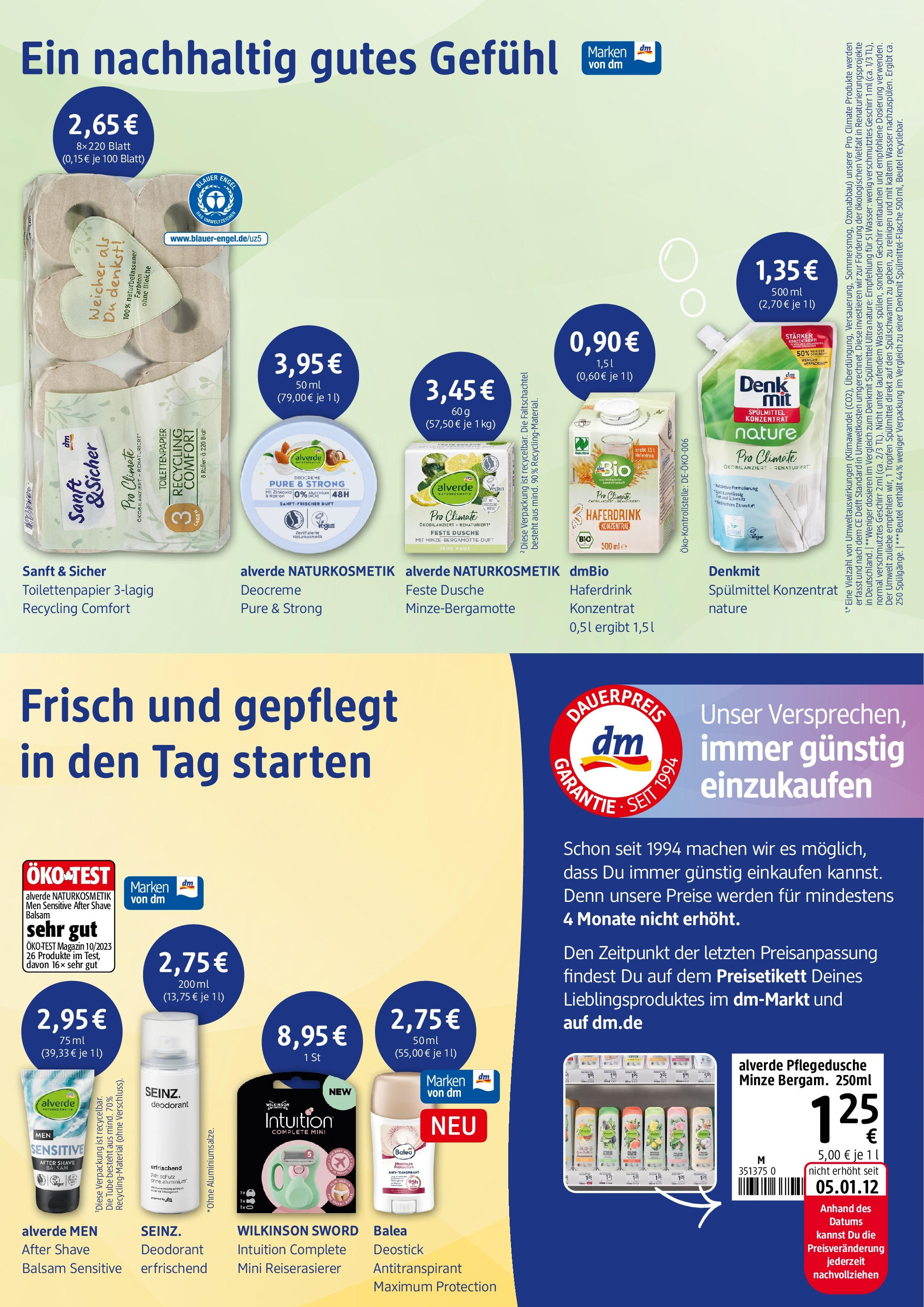 dm drogerie - dm: Gemeinsam Neues entdecken (ab 06.05.2025) zum Blättern | Seite: 4 | Produkte: Duft, Wasser, Shower Gel, Toilettenpapier