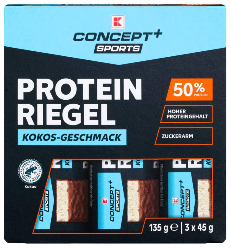 K-CONCEPT+SPORTS Протеинови барчета 50% протеин