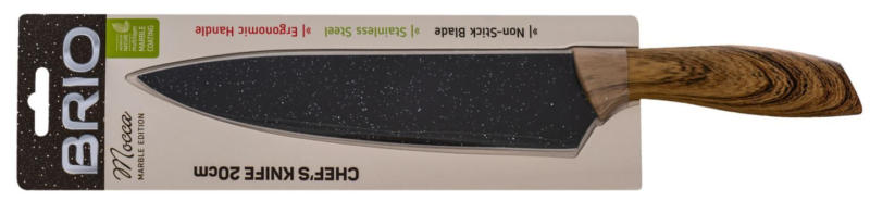 BRIO Нож Mocca Marble на главния готвач/Santoku
