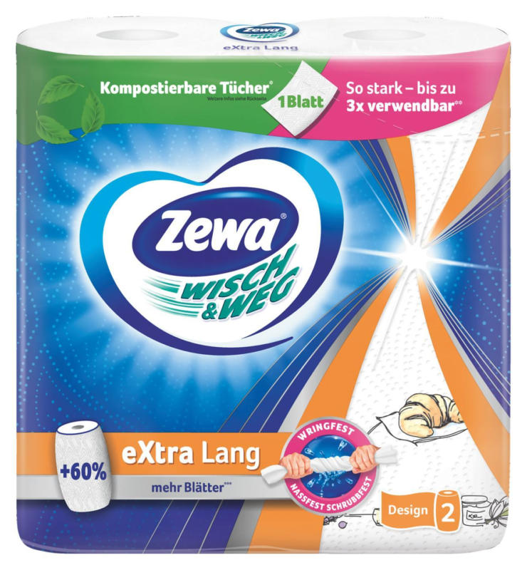 Zewa Кухненска ролка Wisch&Weg различни видове
