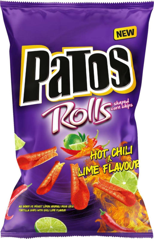 Patos Rolls Царевичен чипс различни вкусове