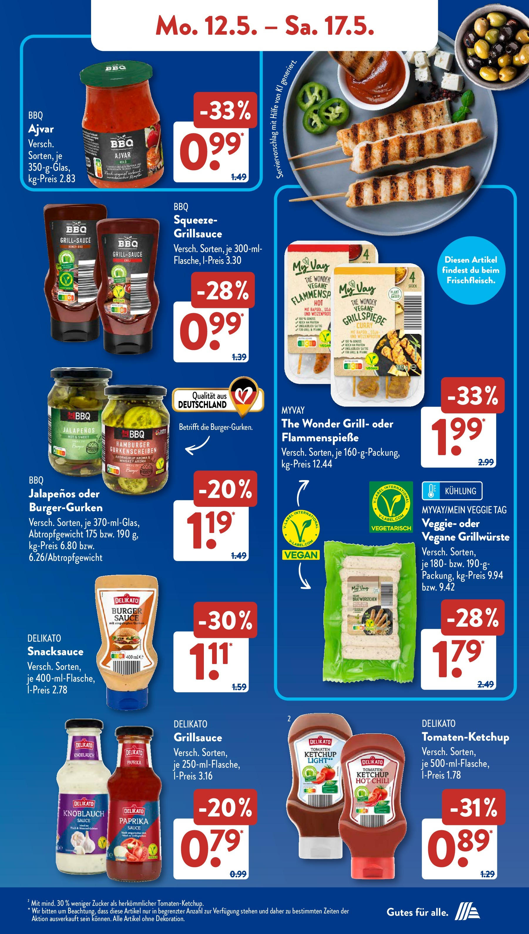 Aldi Süd - Aldi Süd: Wochenangebote (ab 11.05.2025) zum Blättern | Seite: 9 | Produkte: Zucker, Knoblauch, Chili, Ketchup Aldi Süd - Aldi Süd: Wochenangebote (ab 11.05.2025) zum Blättern | Seite: 9 | Produkte: Zucker, Knoblauch, Chili, Ketchup