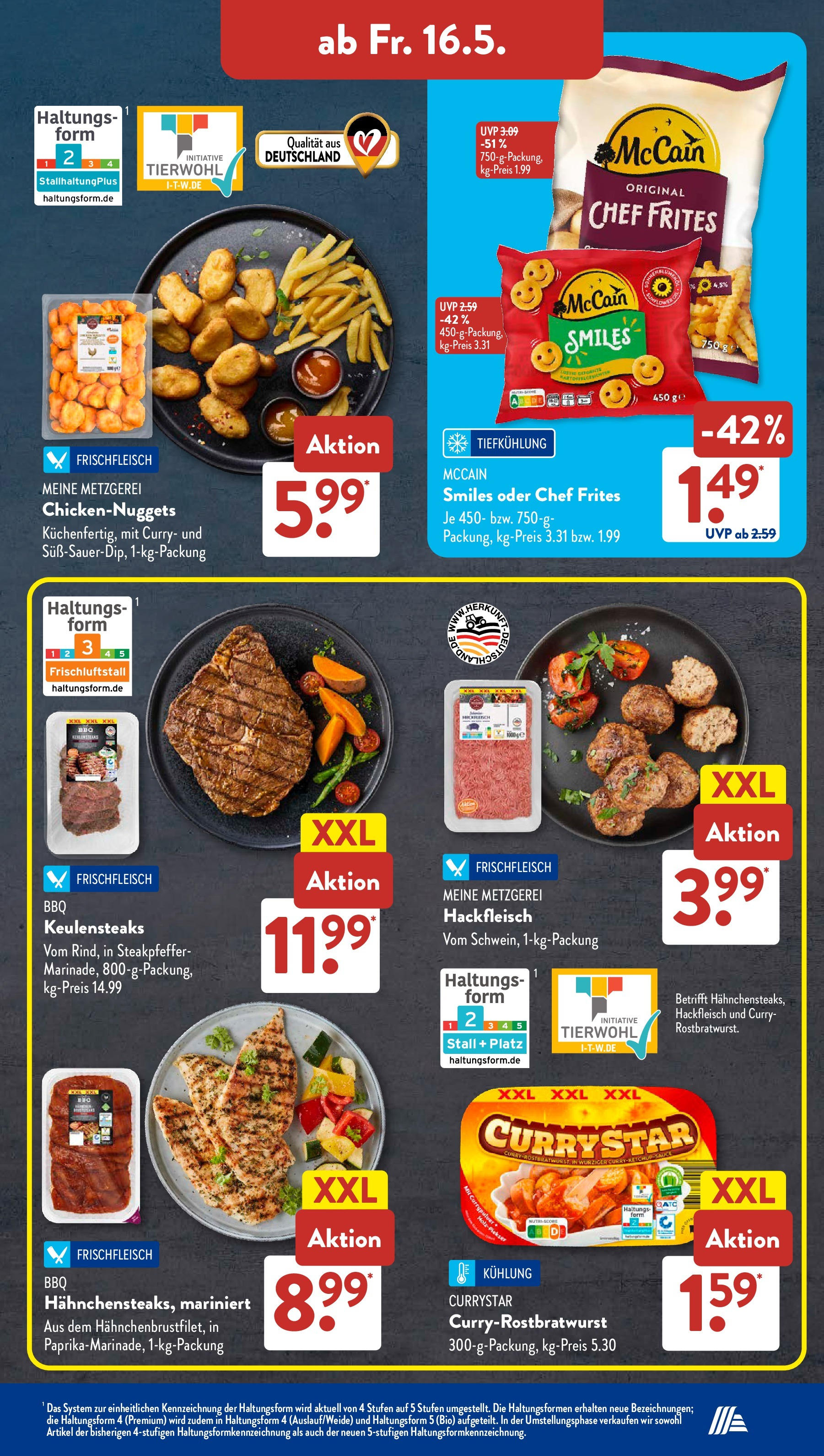 Aldi Süd - Aldi Süd: Wochenangebote (ab 11.05.2025) zum Blättern | Seite: 26 | Produkte: McCain, Hackfleisch Aldi Süd - Aldi Süd: Wochenangebote (ab 11.05.2025) zum Blättern | Seite: 26 | Produkte: McCain, Hackfleisch