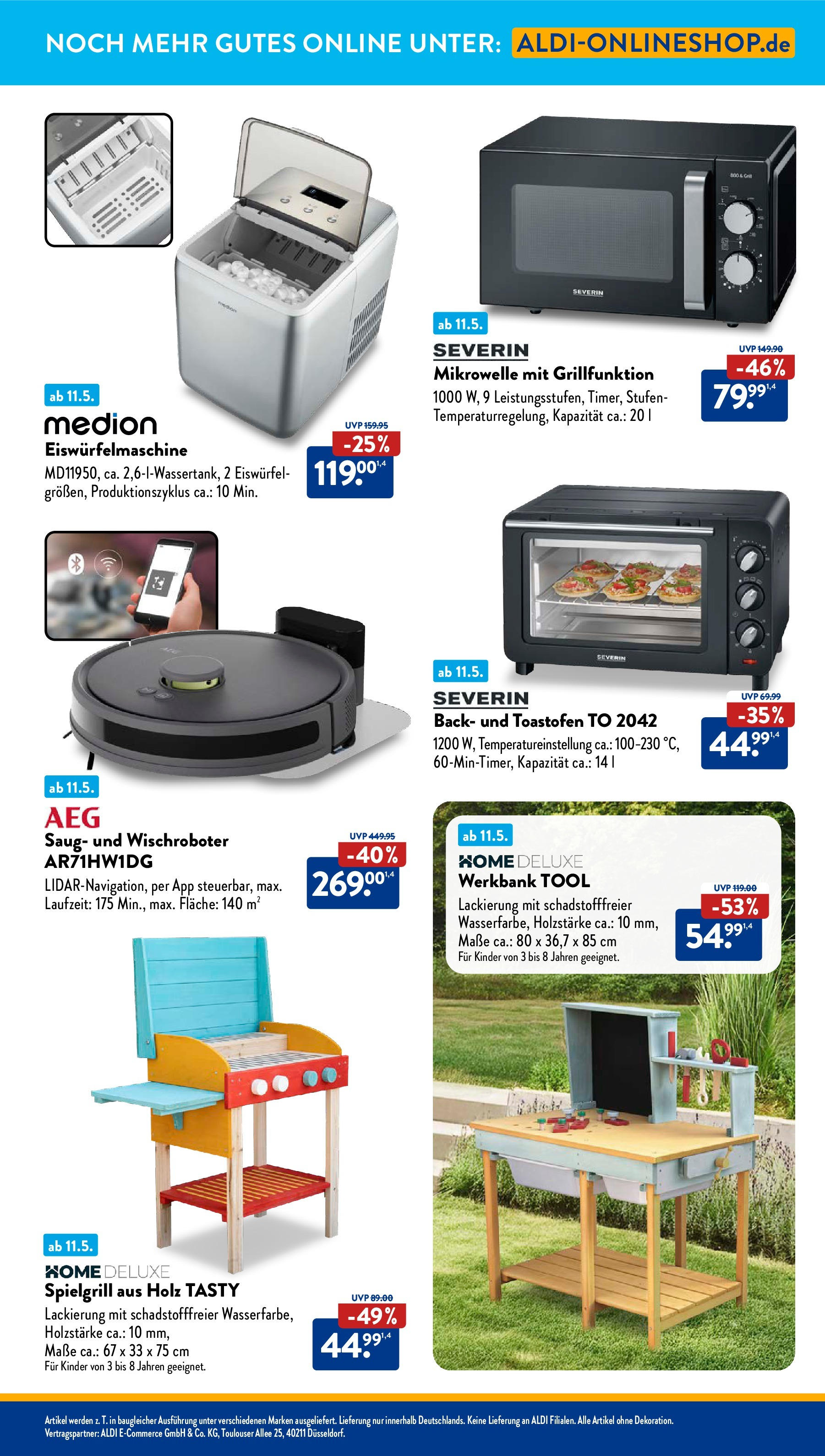 Aldi Süd - Aldi Süd: Wochenangebote (ab 11.05.2025) zum Blättern | Seite: 37 | Produkte: AEG, Mikrowelle, Grill Aldi Süd - Aldi Süd: Wochenangebote (ab 11.05.2025) zum Blättern | Seite: 37 | Produkte: AEG, Mikrowelle, Grill