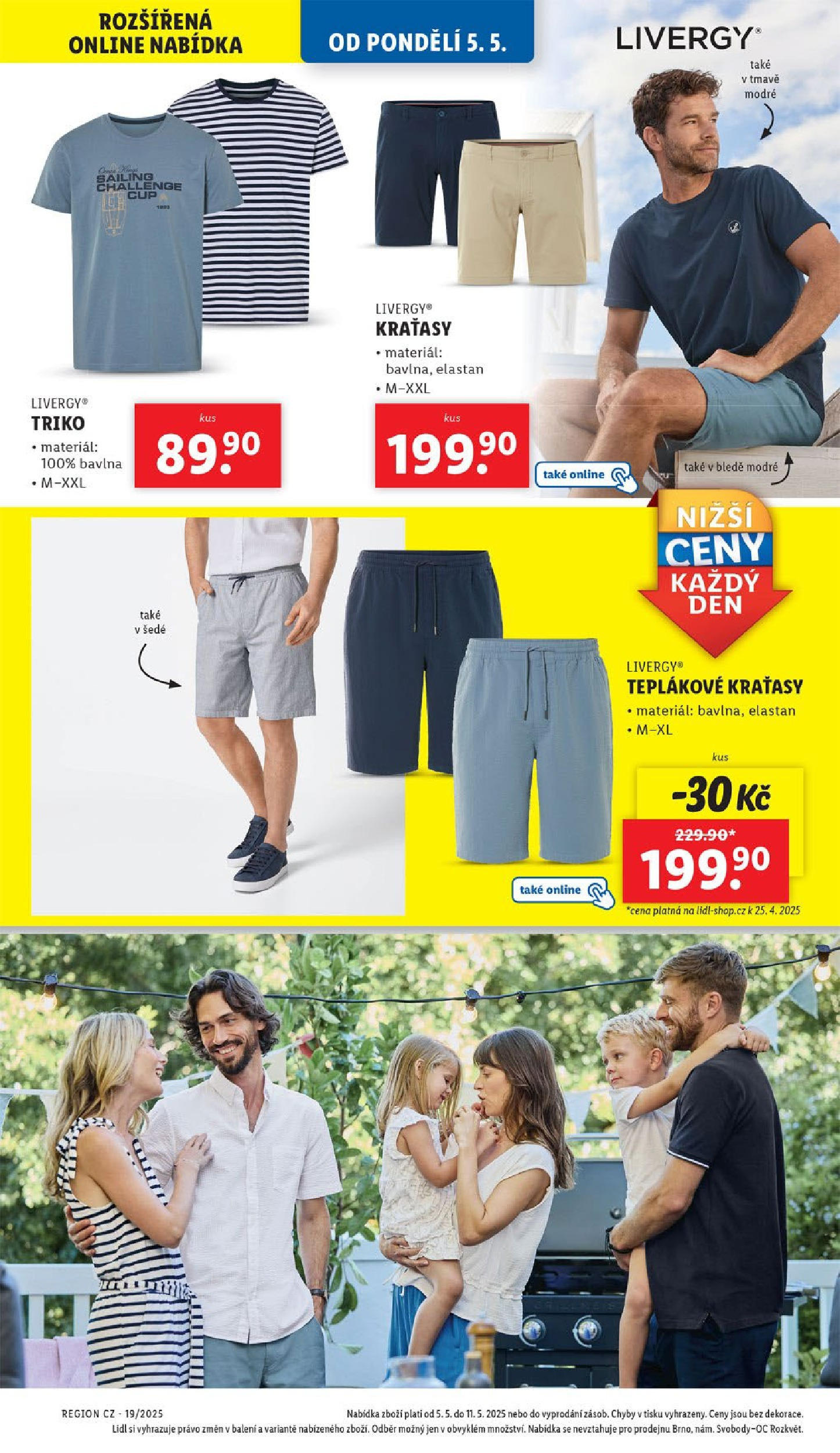 Lidl leták od 05.05.2025 - Nový akční leták | Strana: 8 | Produkty: Kraťasy