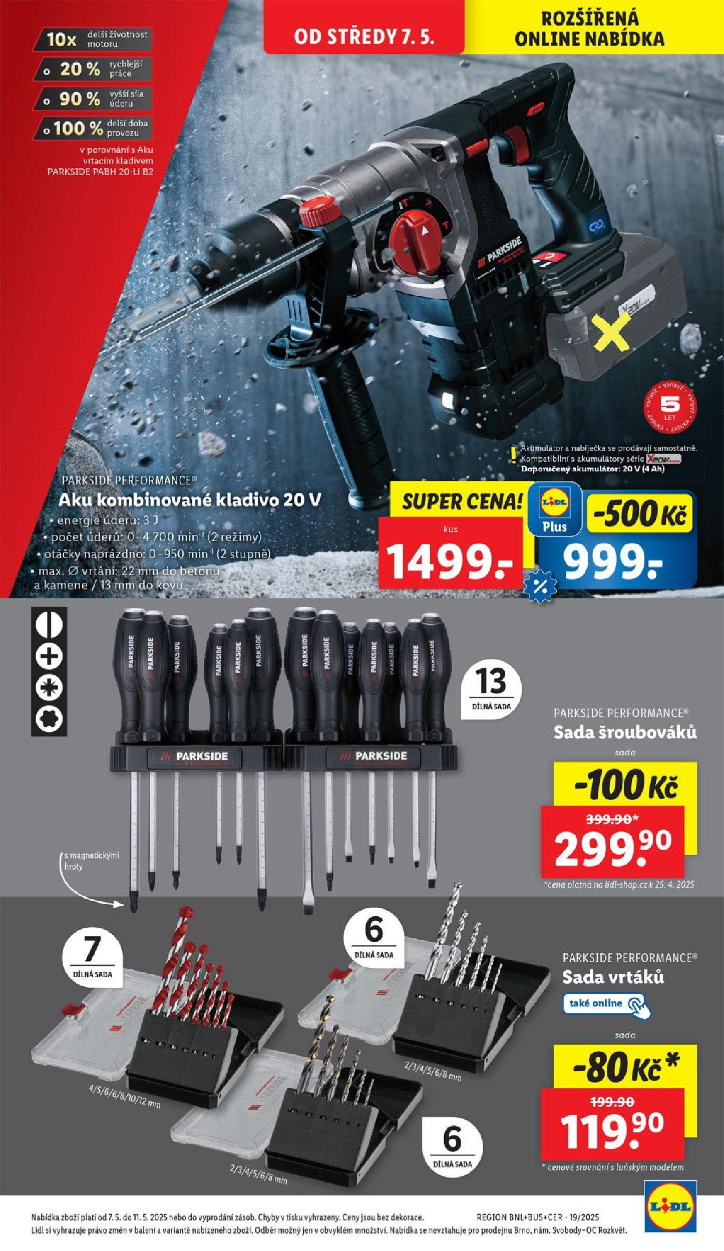 Lidl leták od 05.05.2025 - Nový akční leták | Strana: 17 | Produkty: Parkside, Kladivo