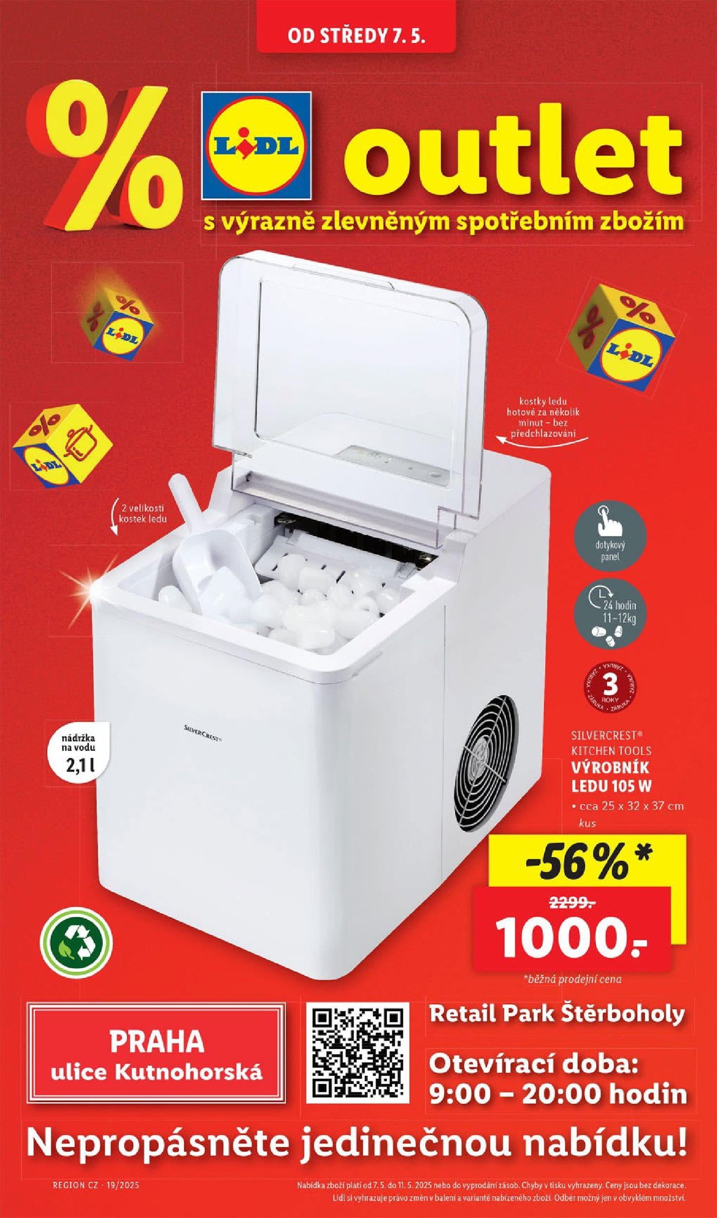 Lidl leták od 05.05.2025 - Nový akční leták | Strana: 22 | Produkty: Výrobník ledu, Kostky, Kostky ledu