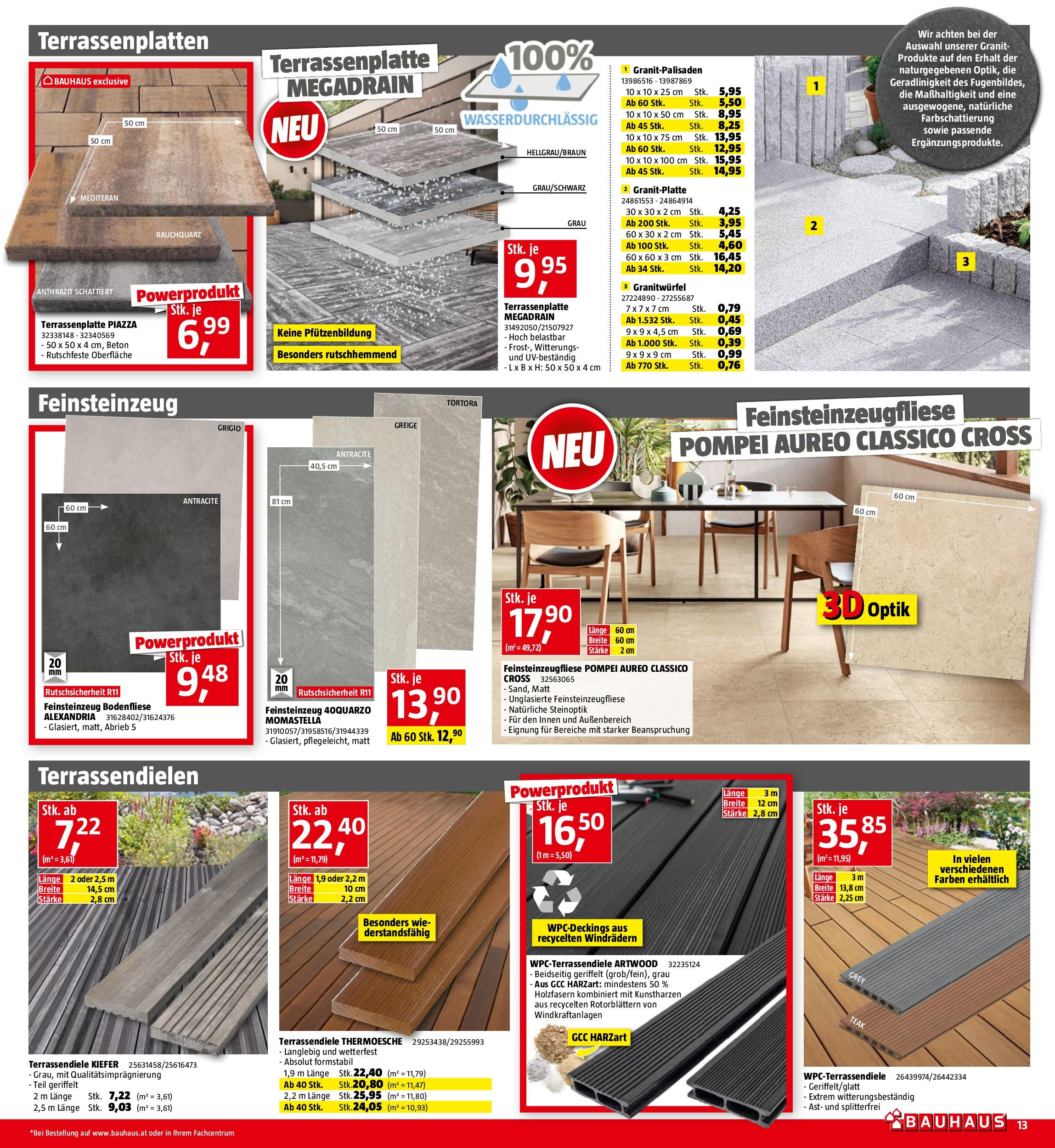 Bauhaus Prospekt aktuell (07.05.2025) || Aktuelle Angebote | Seite: 13 Bauhaus Prospekt aktuell von 07.05.2025 - Aktuelle Angebote | Seite: 13