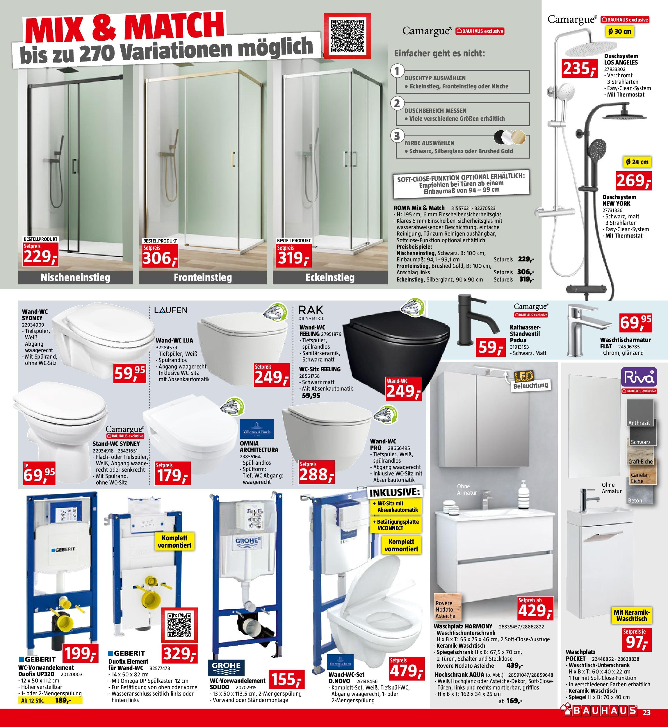 Bauhaus Prospekt aktuell (07.05.2025) || Aktuelle Angebote | Seite: 23 | Produkte: Steckdose, Spiegel Bauhaus Prospekt aktuell von 07.05.2025 - Aktuelle Angebote | Seite: 23 | Produkte: Steckdose, Spiegel