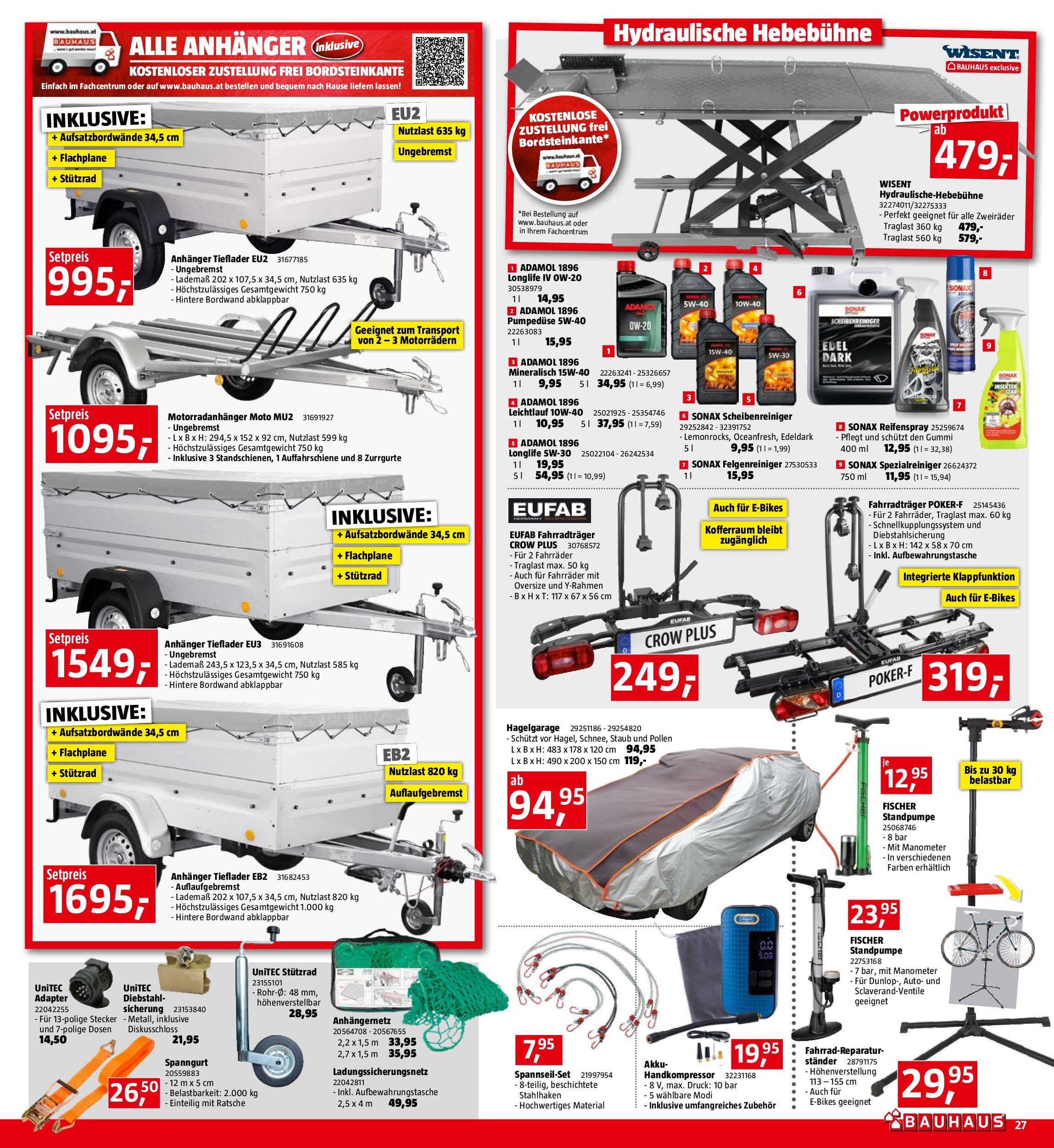 Bauhaus Prospekt aktuell (07.05.2025) || Aktuelle Angebote | Seite: 27 | Produkte: Adapter, Manometer Bauhaus Prospekt aktuell von 07.05.2025 - Aktuelle Angebote | Seite: 27 | Produkte: Adapter, Manometer