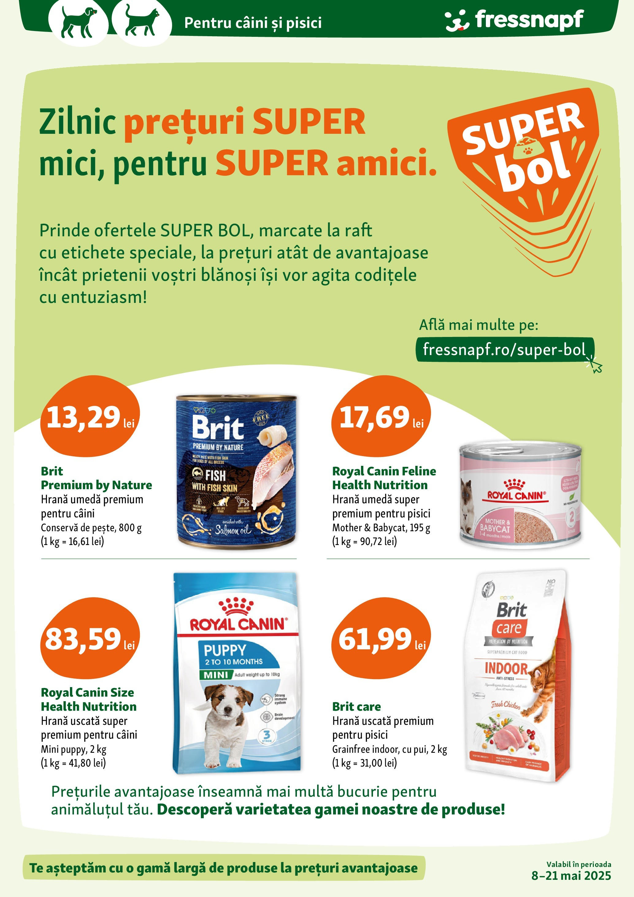 Catalog Fressnapf || Oferte de la 08.05.2025 | Pagină: 4 | Produse: Raft Catalog Fressnapf - Oferta 08.05.2025 - 21.05.2025 | Pagină: 4 | Produse: Raft