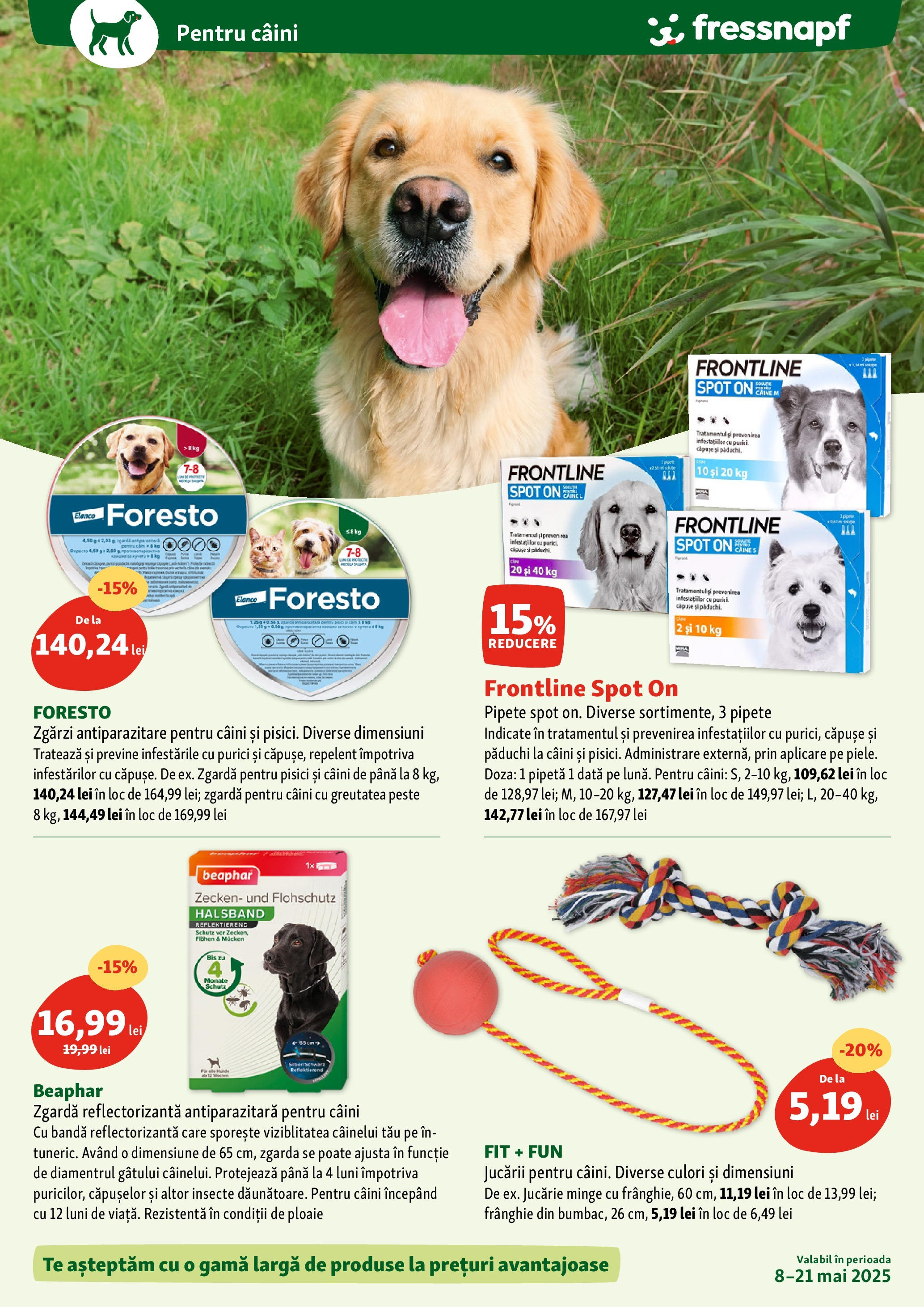 Catalog Fressnapf || Oferte de la 08.05.2025 | Pagină: 8 | Produse: Pește Catalog Fressnapf - Oferta 08.05.2025 - 21.05.2025 | Pagină: 8 | Produse: Pește