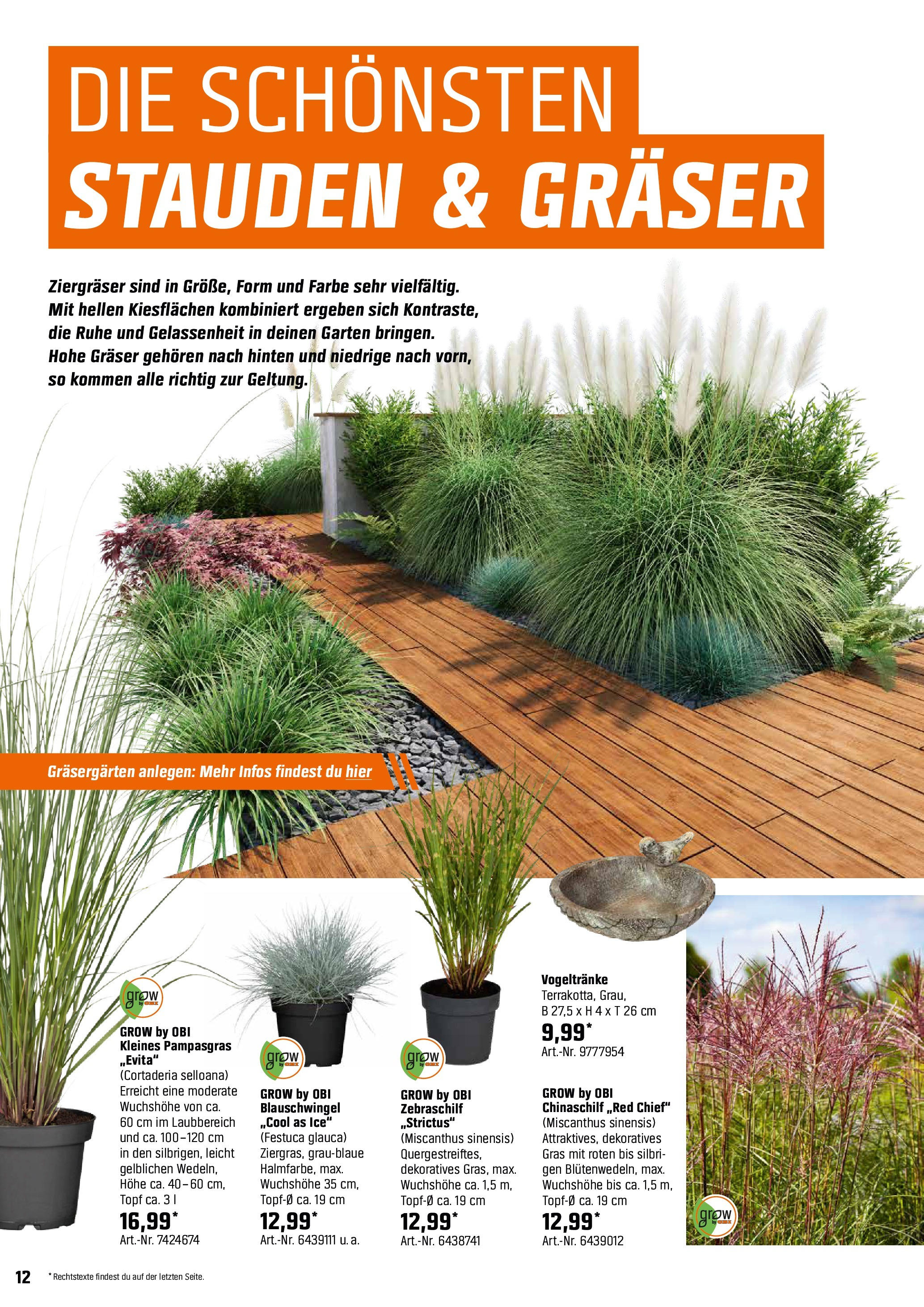 Obi - Bring Farbe in den Garten! (ab 05.05.2025) zum Blättern | Seite: 12