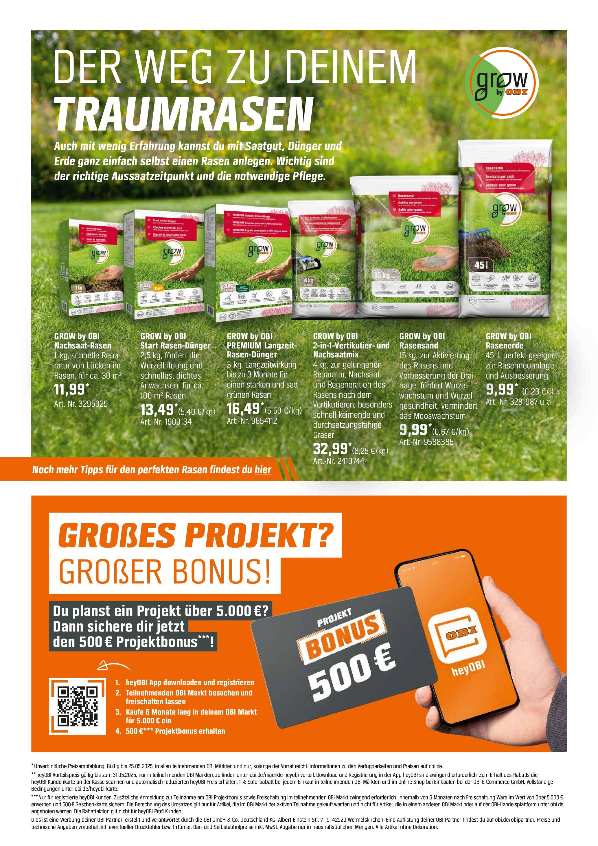 Obi - Bring Farbe in den Garten! (ab 05.05.2025) zum Blättern | Seite: 20