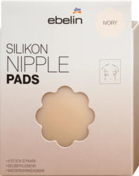 ebelin Silikon Nipple Pads Sheer Elegance ivory (2 Paar)