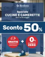 Redora Sconto 50% - al 31.05.2025