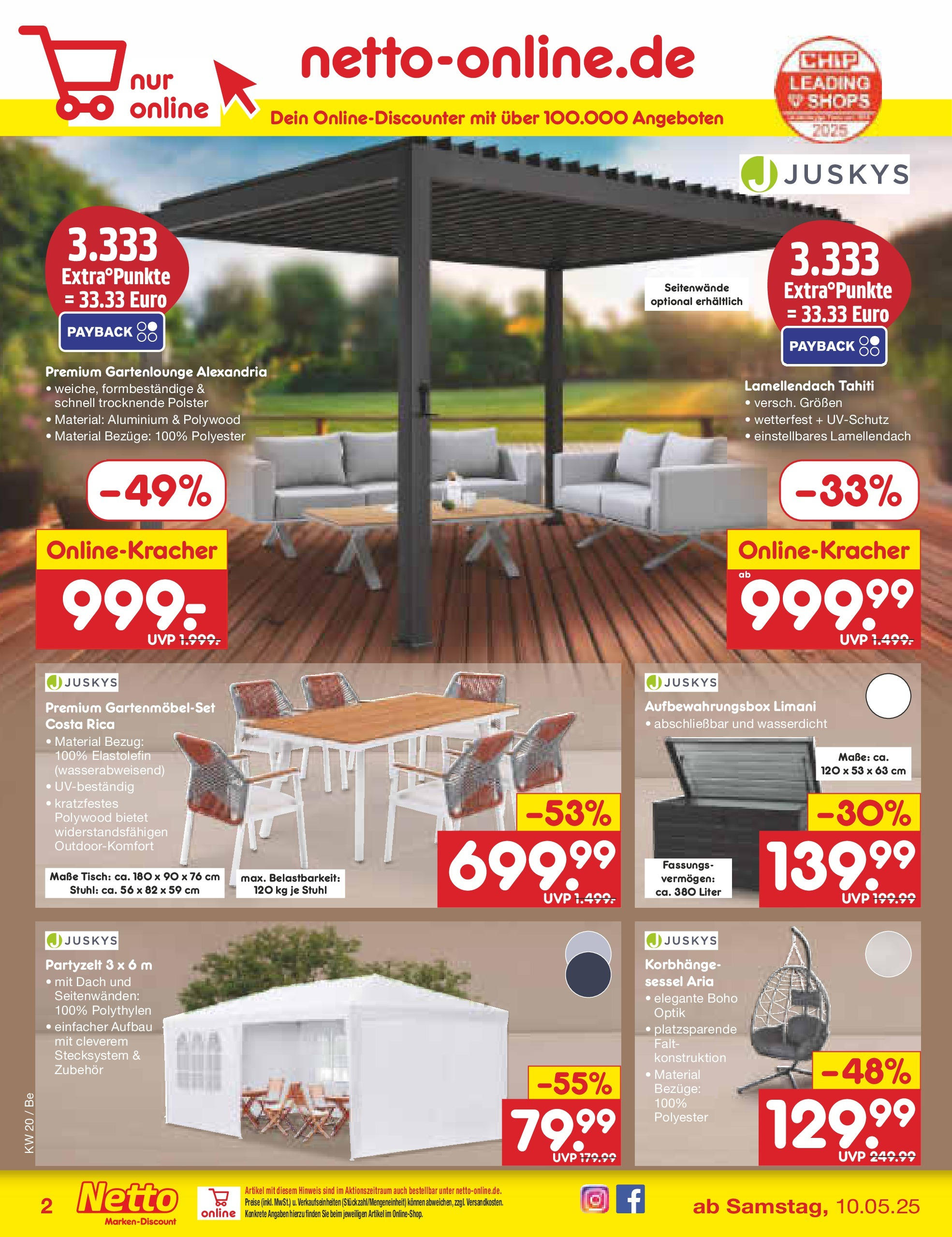 Netto Marken-Discount - Netto: Wochenangebote (ab 12.05.2025) » Angebote | Seite: 36 | Produkte: Sessel, Tisch, Stuhl, Box Netto Marken-Discount - Netto: Wochenangebote (ab 12.05.2025) » Angebote | Seite: 36 | Produkte: Sessel, Tisch, Stuhl, Box