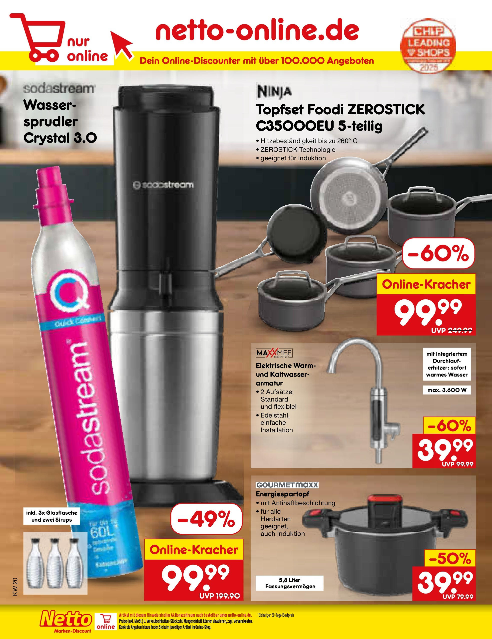 Netto Marken-Discount - Netto: Wochenangebote (ab 12.05.2025) » Angebote | Seite: 48 | Produkte: Armatur, Wasser, Sodastream Netto Marken-Discount - Netto: Wochenangebote (ab 12.05.2025) » Angebote | Seite: 48 | Produkte: Armatur, Wasser, Sodastream