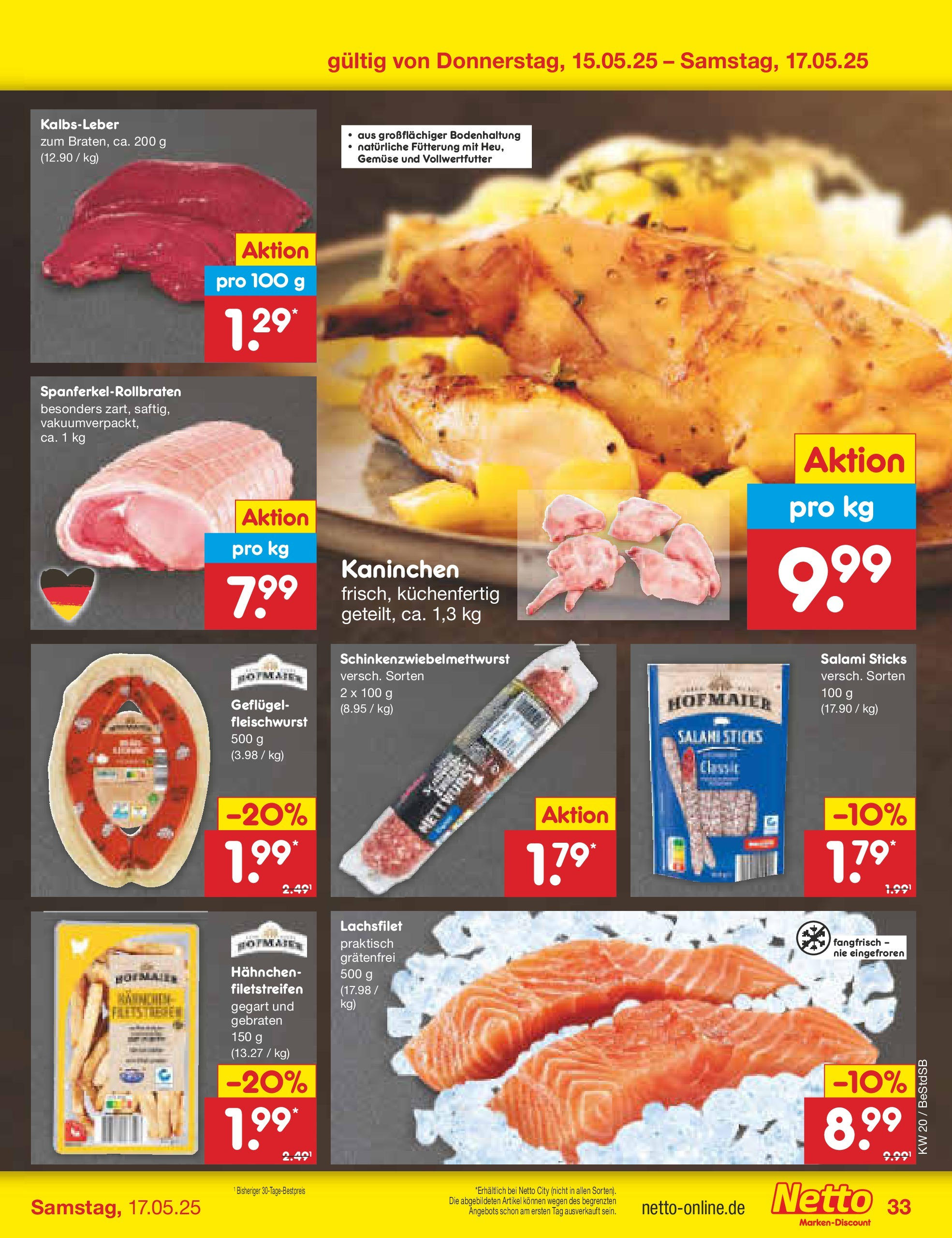 Netto Marken-Discount - Netto: Wochenangebote (ab 12.05.2025) » Angebote | Seite: 55 | Produkte: Hahnchen, Kaninchen, Kalbsleber, Gemüse Netto Marken-Discount - Netto: Wochenangebote (ab 12.05.2025) » Angebote | Seite: 55 | Produkte: Hahnchen, Kaninchen, Kalbsleber, Gemüse